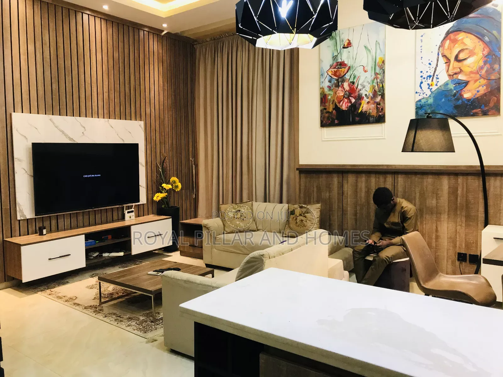 Furnished 2bdrm Block of Flats in Jamison Court, Mabushi for rent
