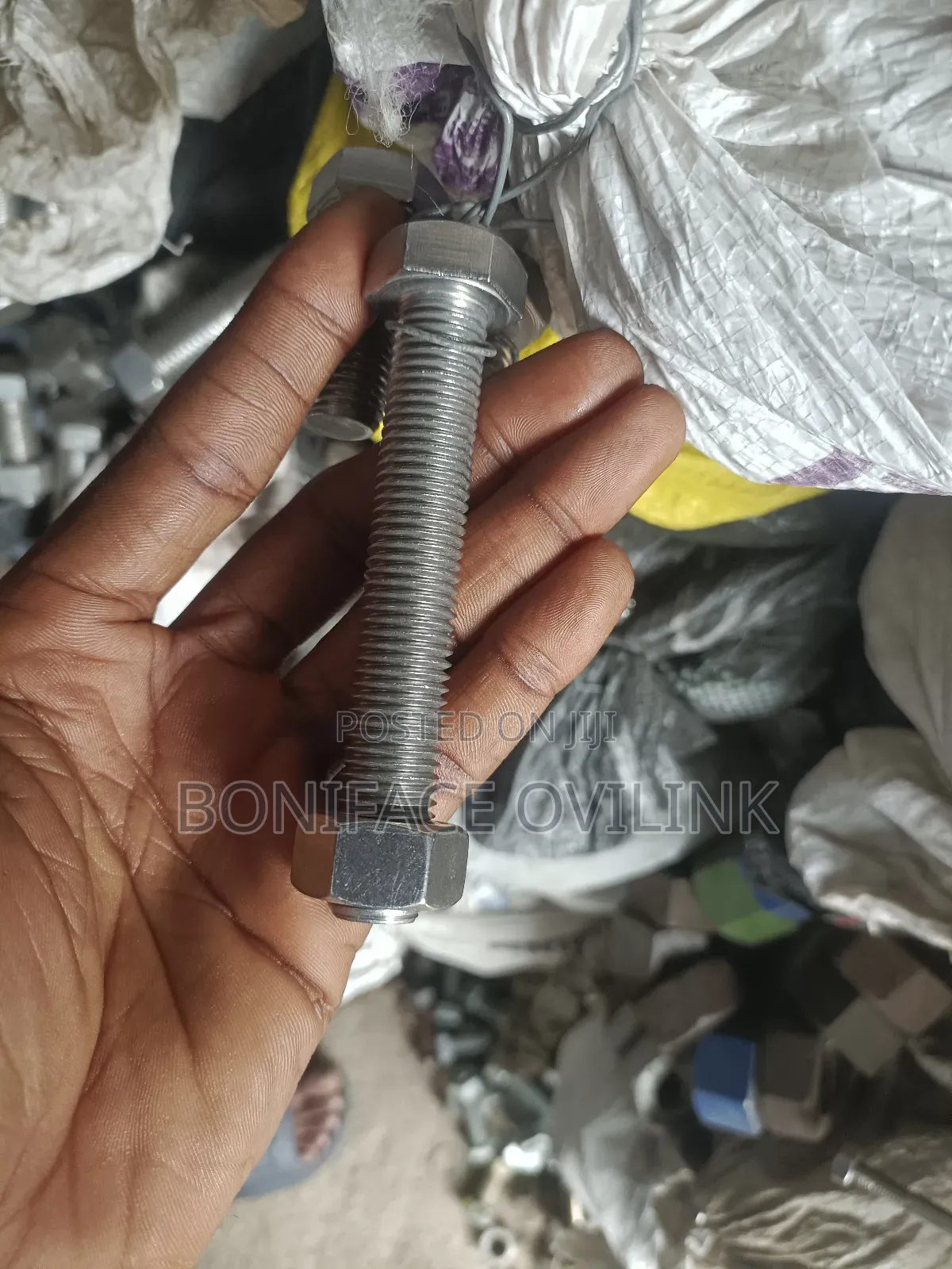 16mm Thickness × 4 Inches Stainless Bolt
