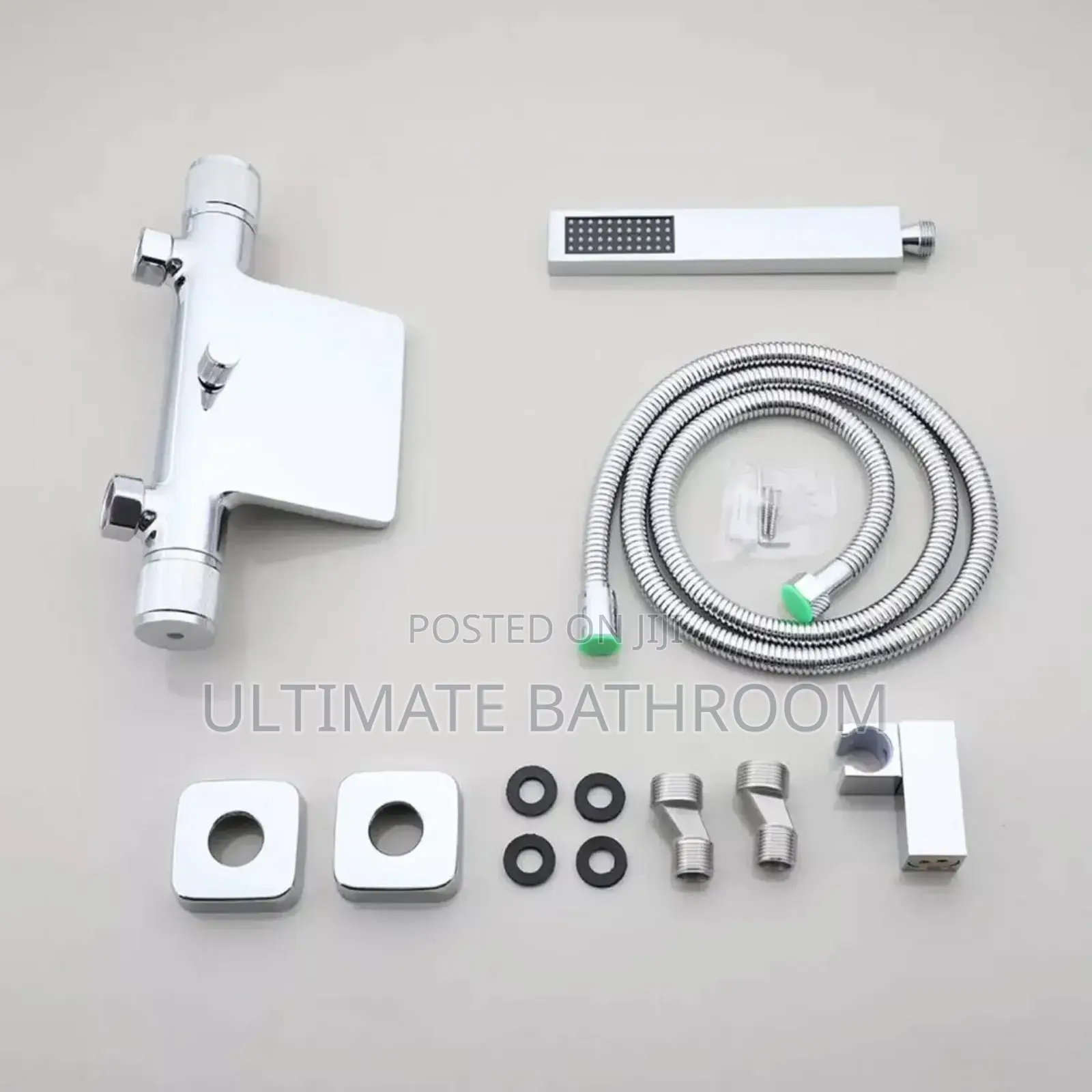 Double Control Chrome Bathtub Mixer