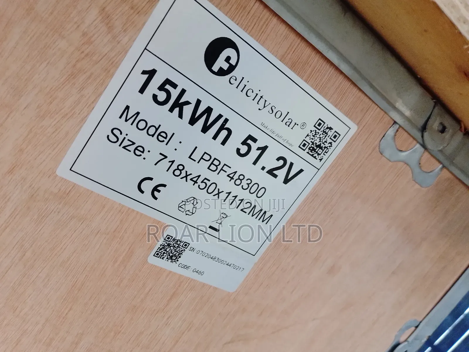 15kwh Felicity Lithium Battery