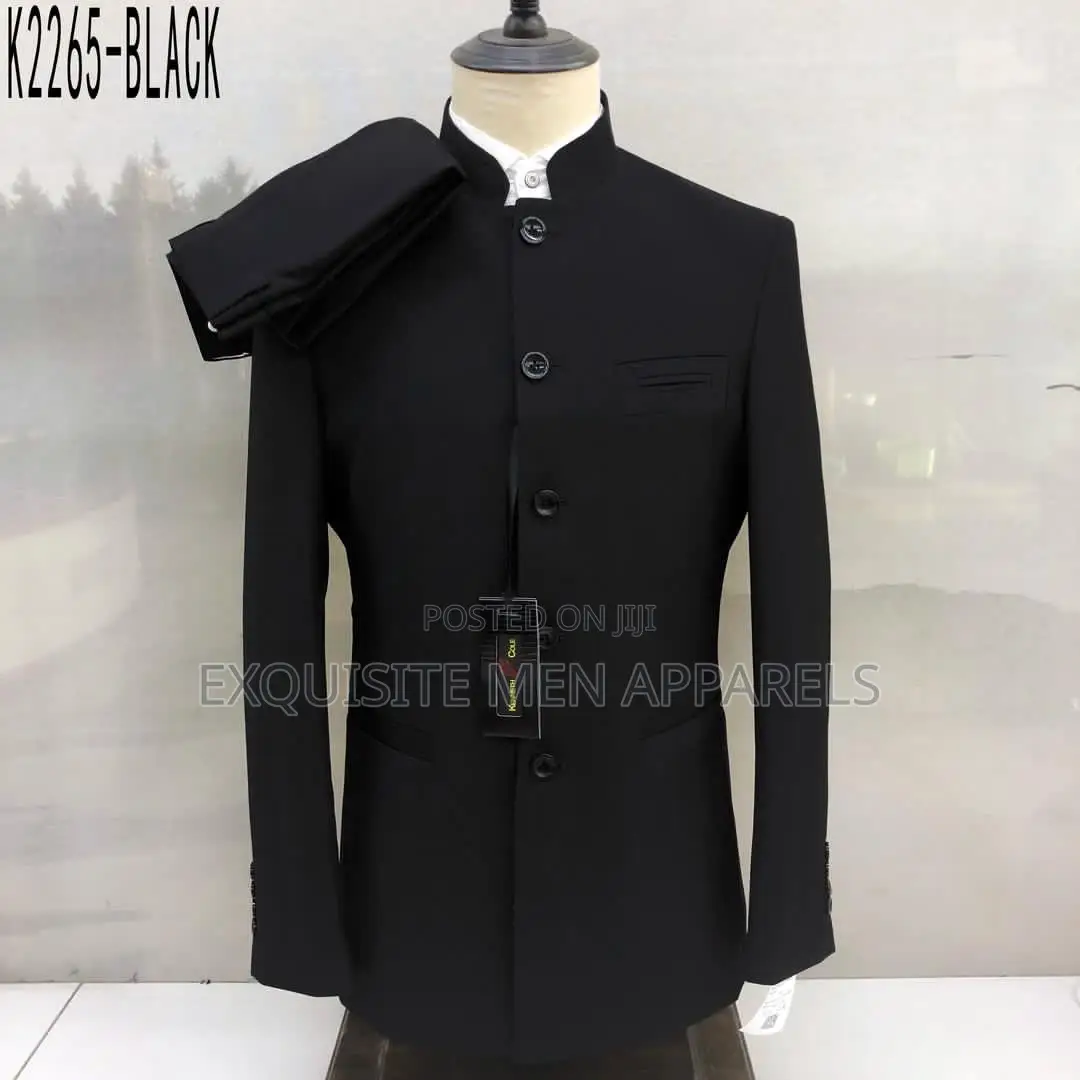 Turkish Made Safari Bishop Collar Safari Men’S Suit