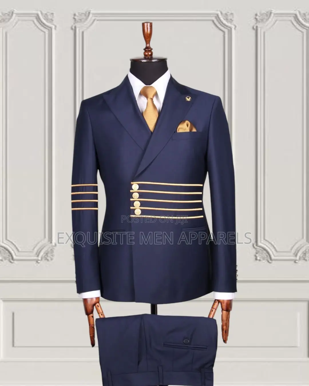 Classic Turkish 4 Breasted Mario Men’S Suit