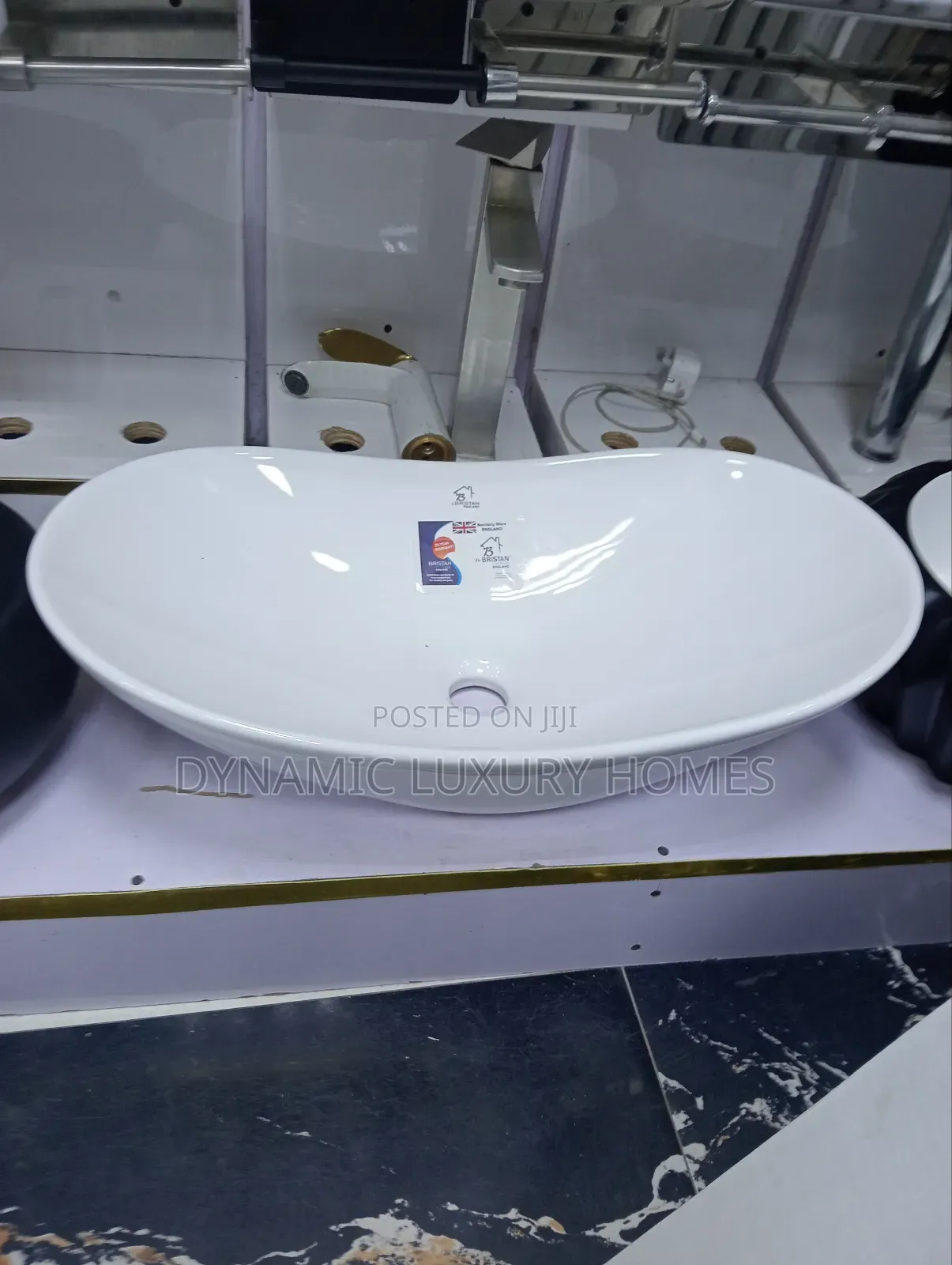 Quality White Countertop Wash Hand Basin