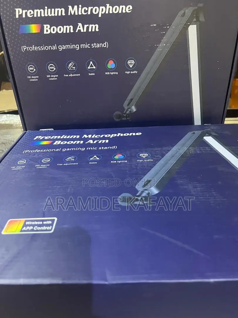 Rgb Microphone Boom Arm