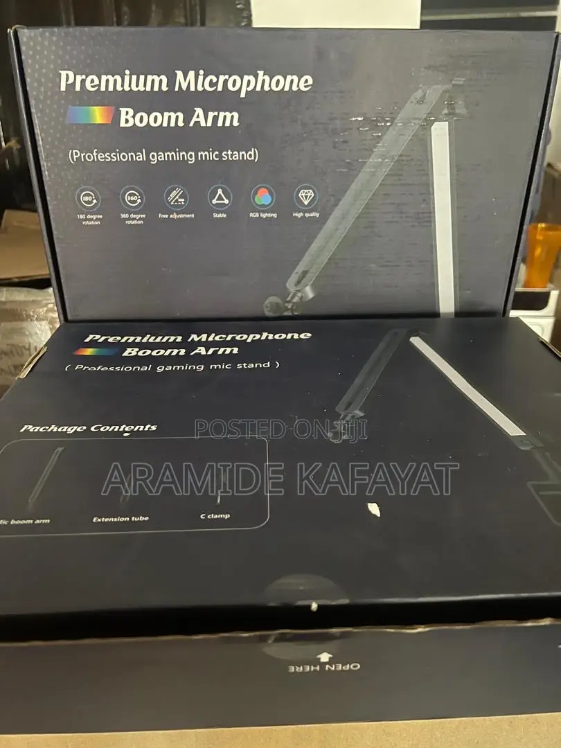 Rgb Microphone Boom Arm