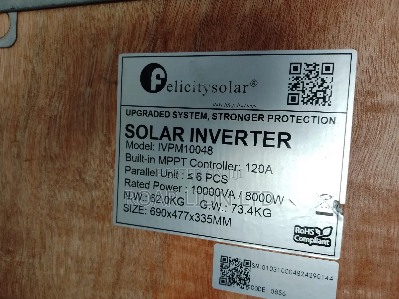 Felicity Inverter 10kva Ivem Transformer Hybrid