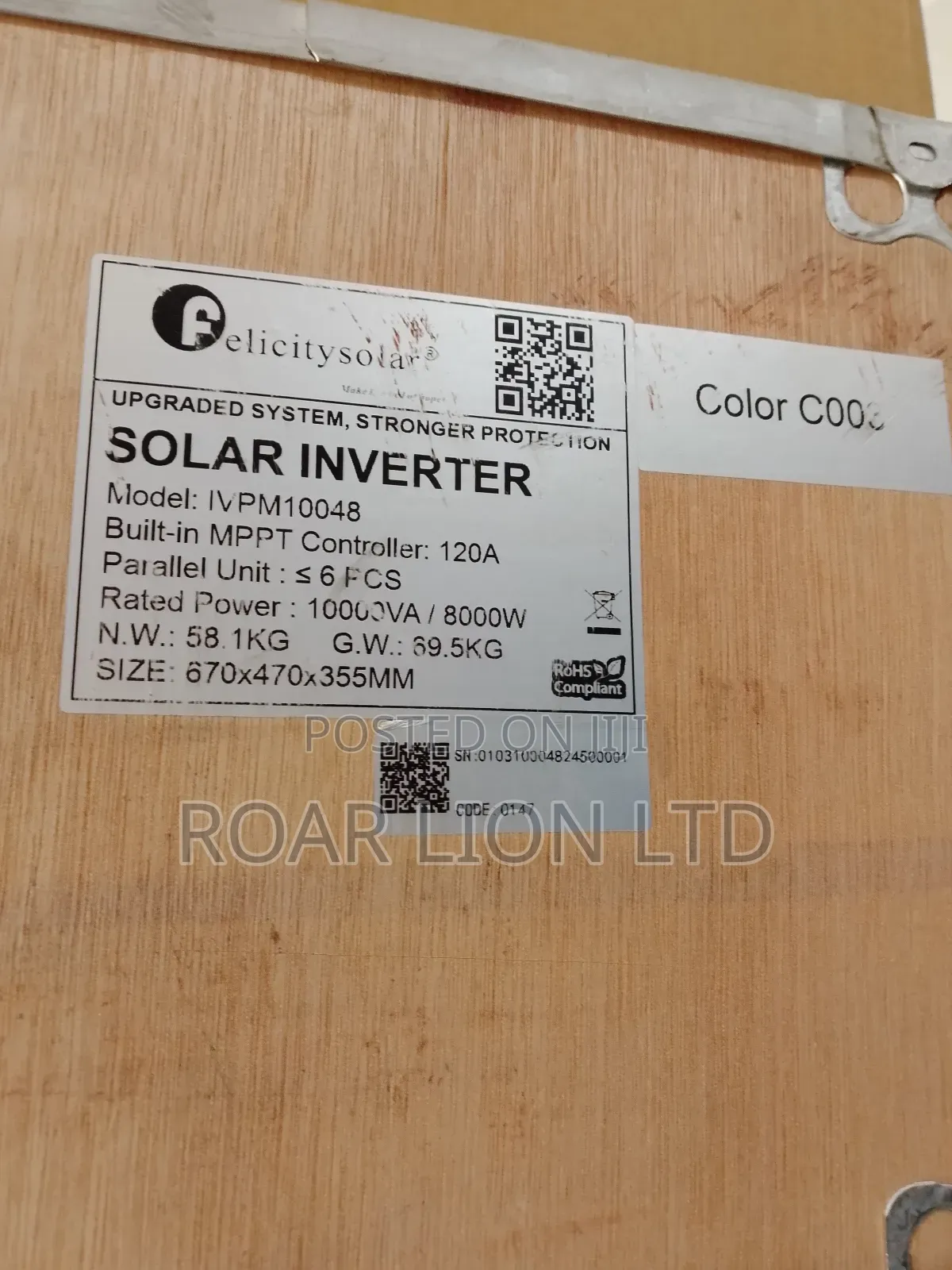 Felicity Inverter 10kva Ivem Transformer Hybrid