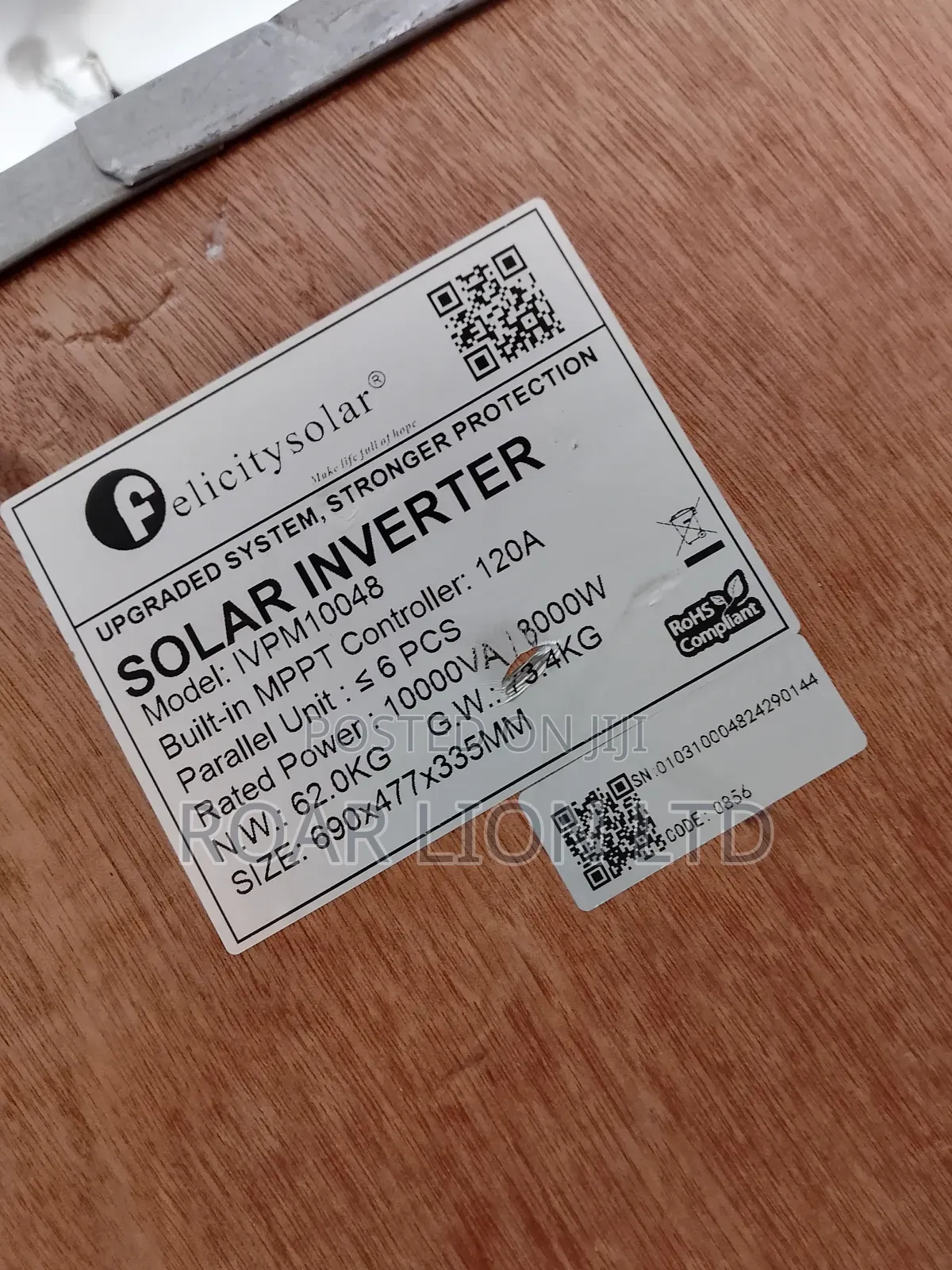 Felicity Inverter 10kva Ivem Transformer Hybrid