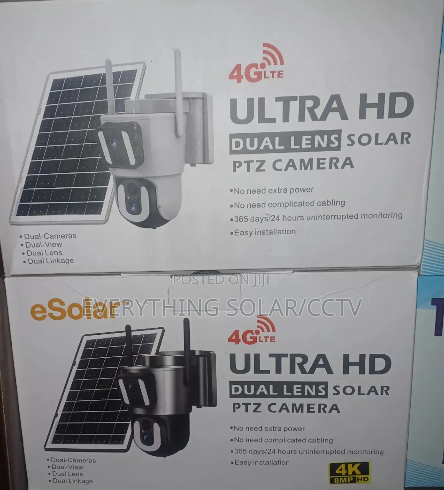 Solar Camera Dual View 8mp