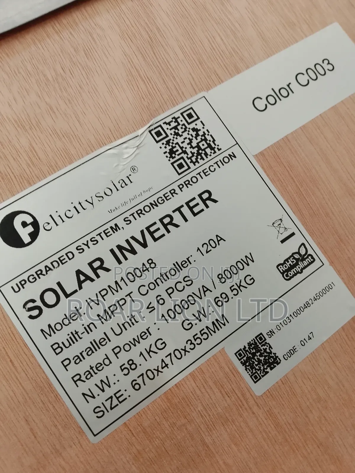 Felicity Inverter 10kva Ivem Transformer Hybrid