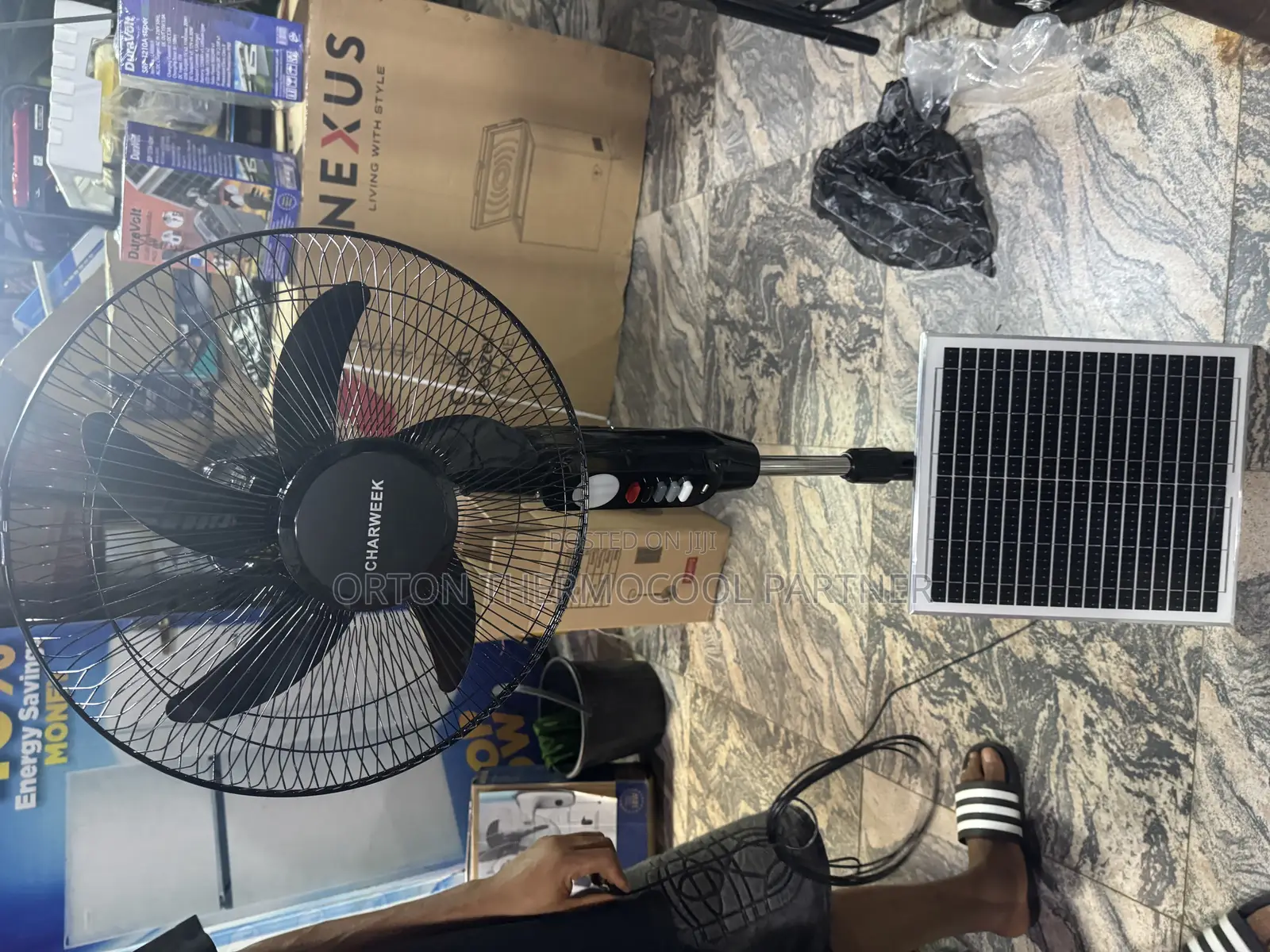 Solar Rechargeable Fan