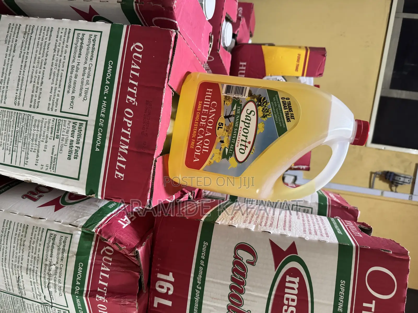Saporito Canola Oil 5liters