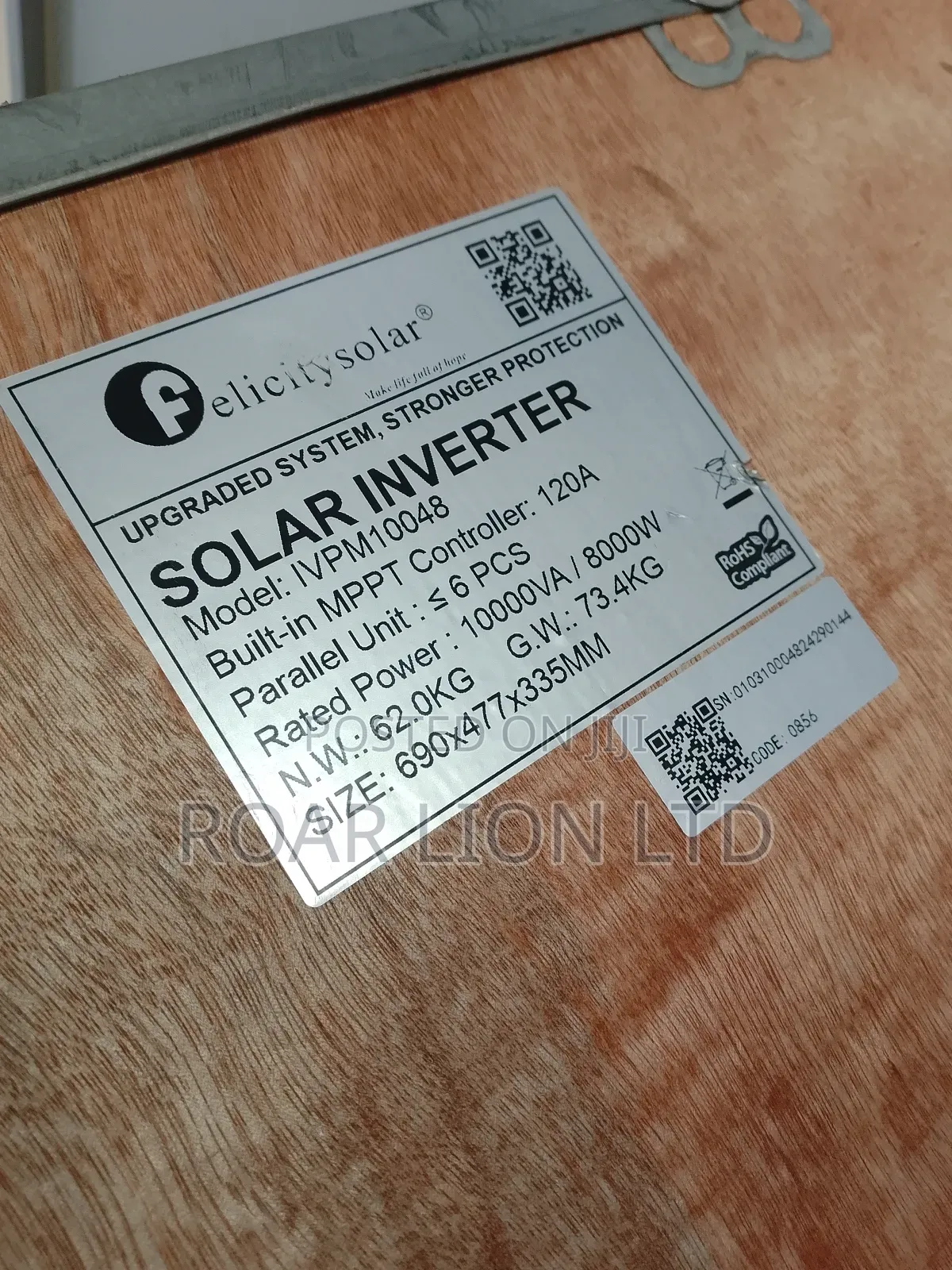 Felicity Inverter 10kva Ivem Transformer Hybrid