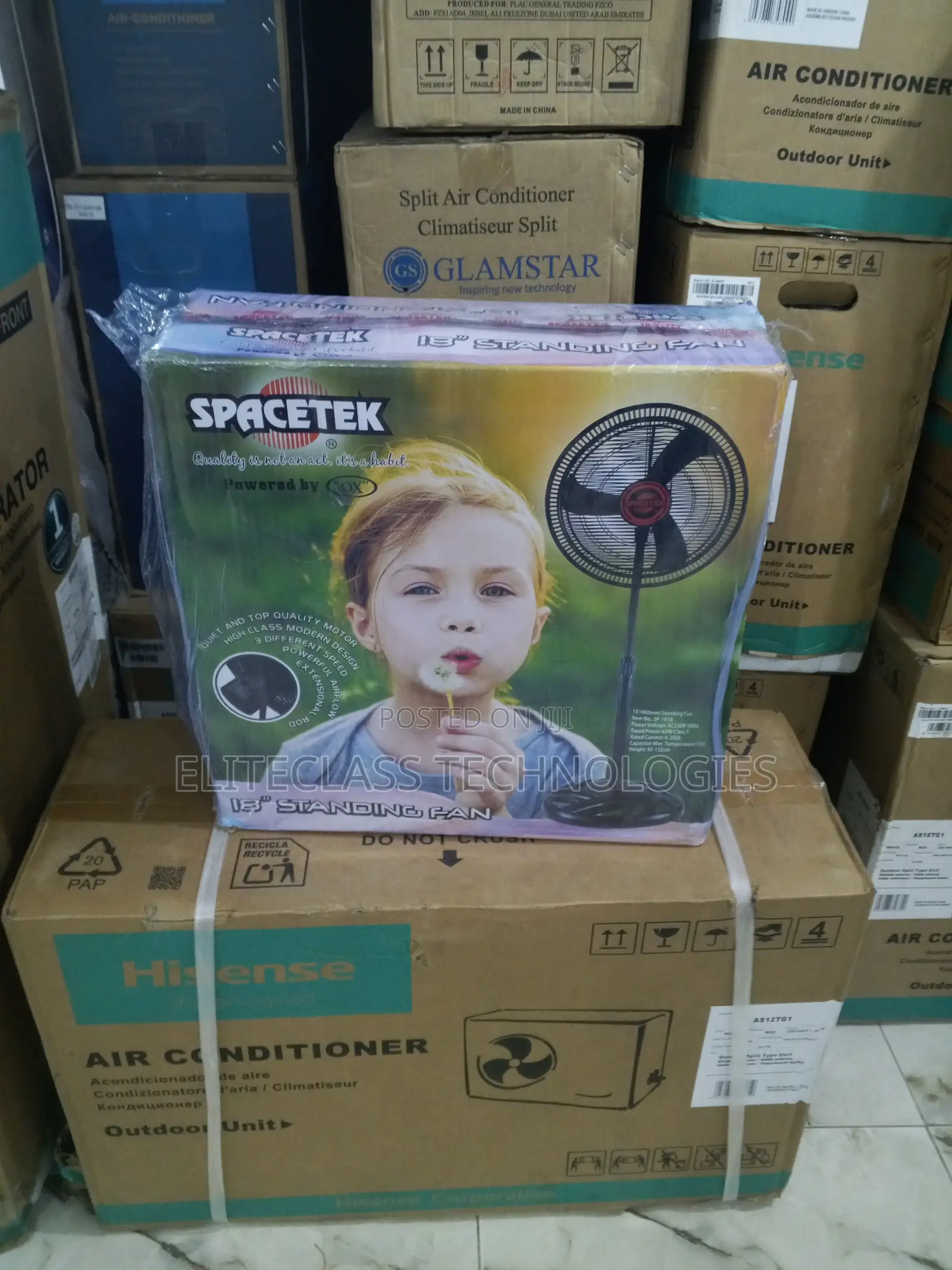 Energy Efficient Spacetek 18inches Standing Fan