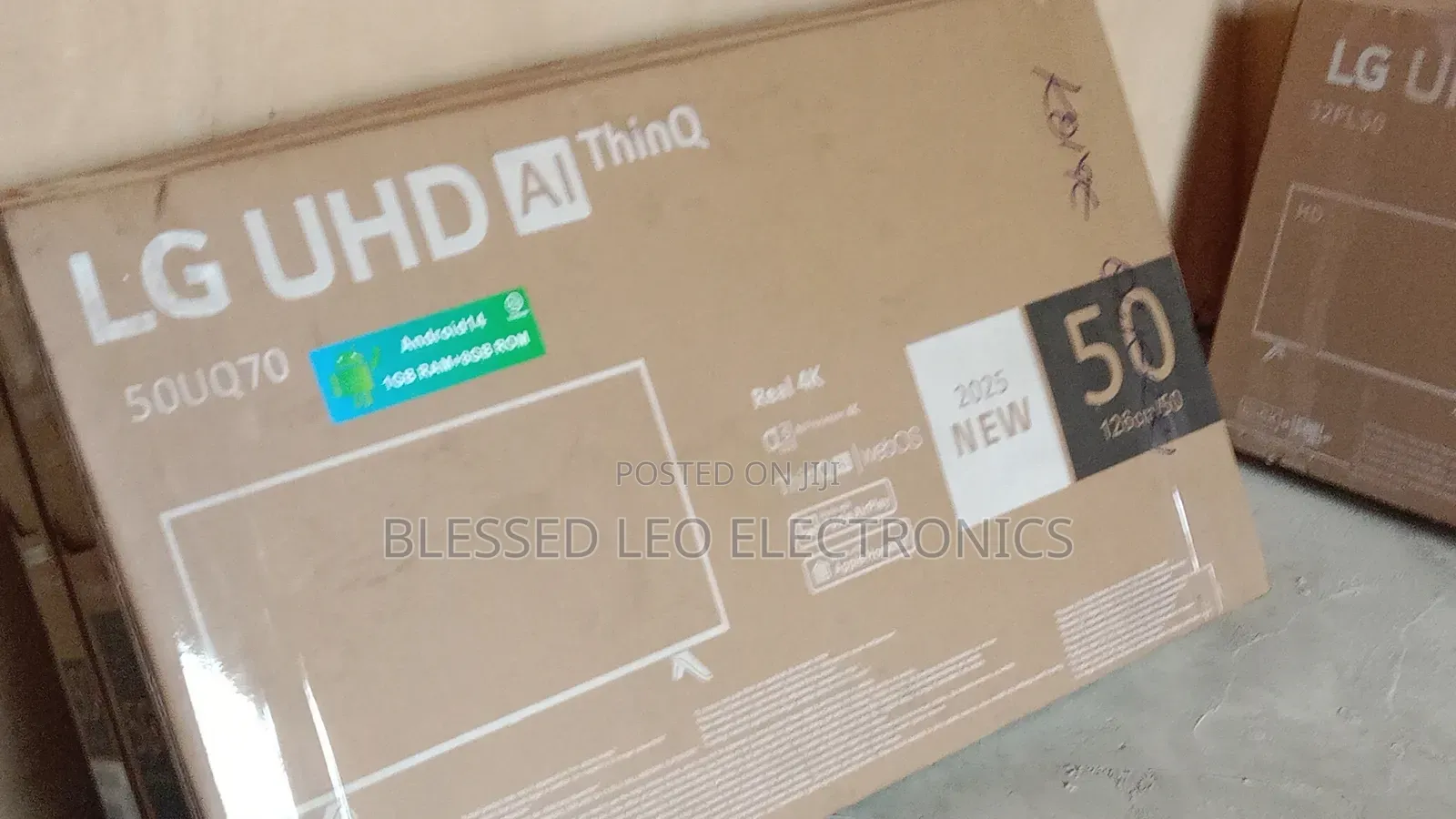 50 Inches Voice Activated Frameless Screen Tv