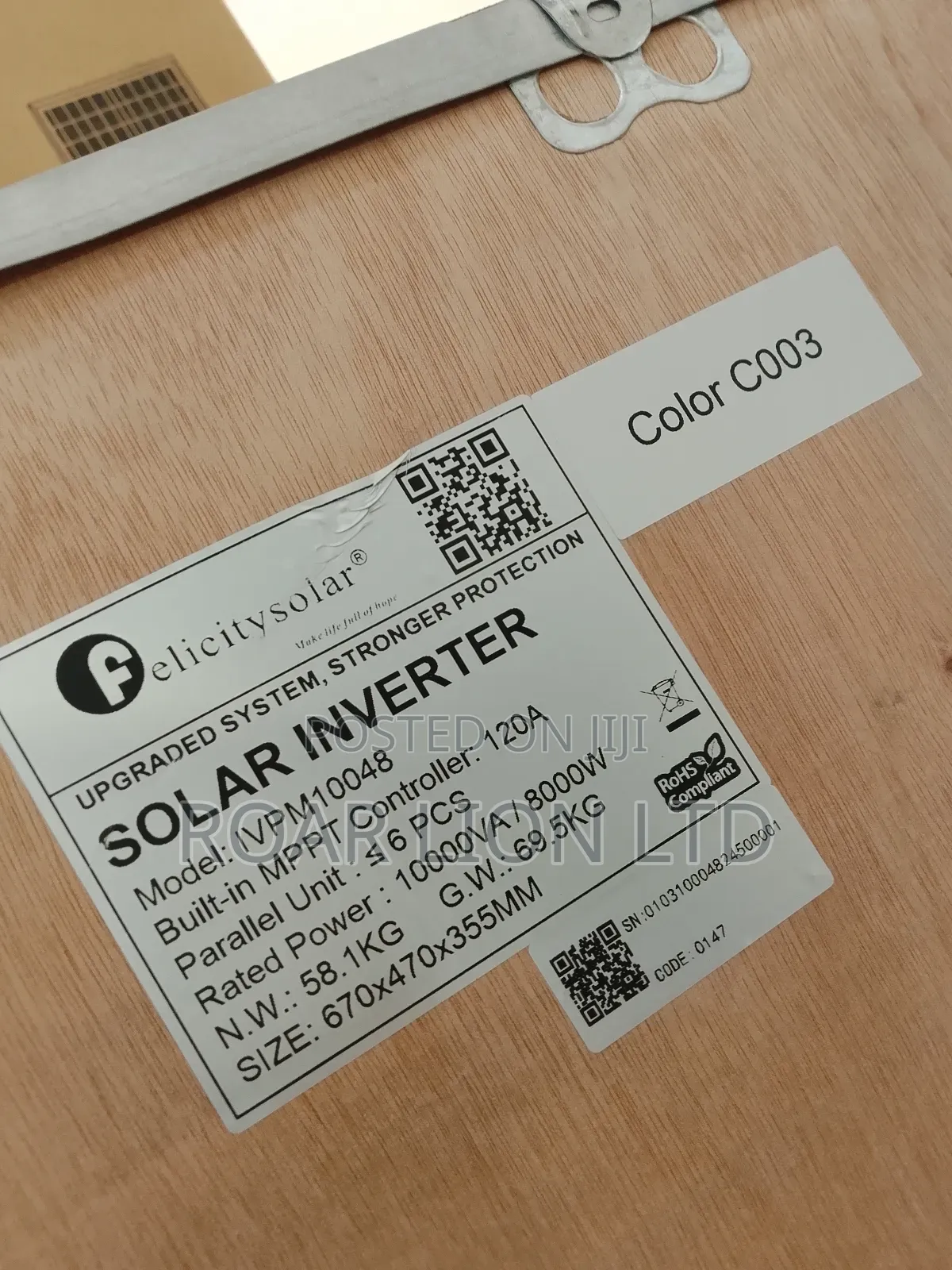 Felicity Inverter 10kva Ivem Transformer Hybrid