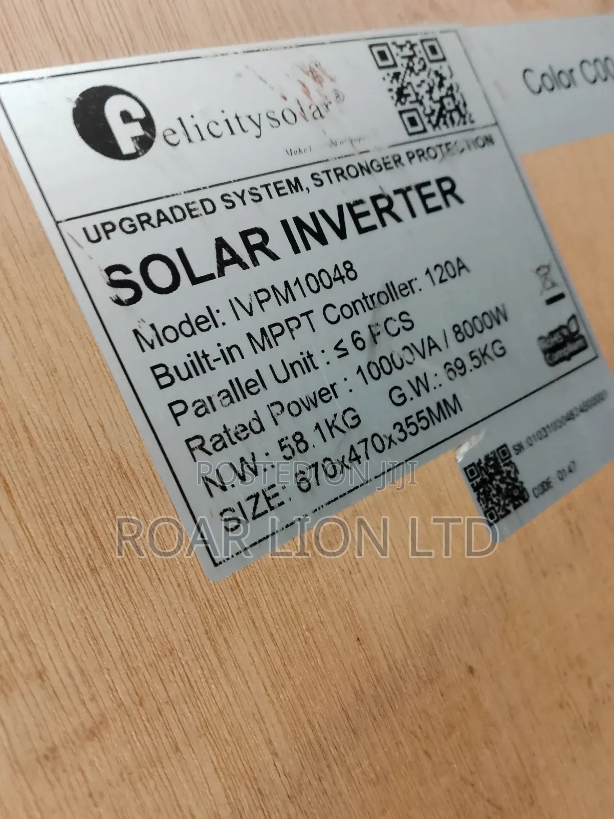 Felicity Inverter 10kva Ivem Transformer Hybrid