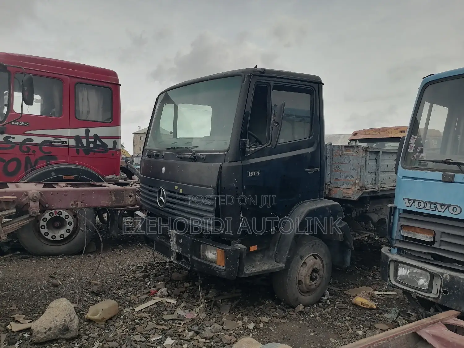 Tokunbo Mercedes 814. Tipper With Meiller Bucket