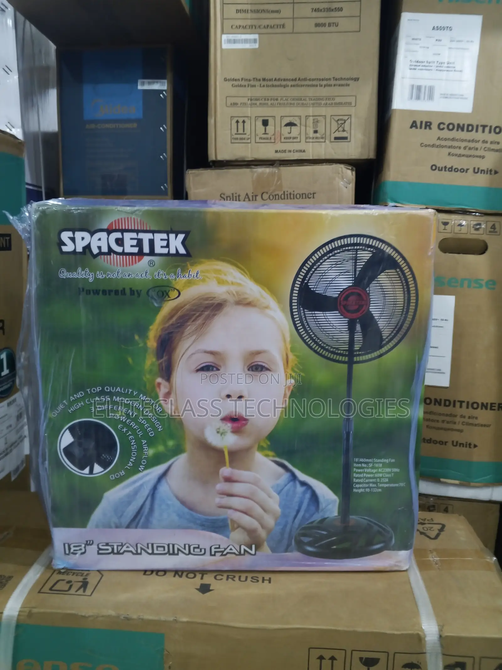 Aura Flow Spacetek 18inches Standing Fan