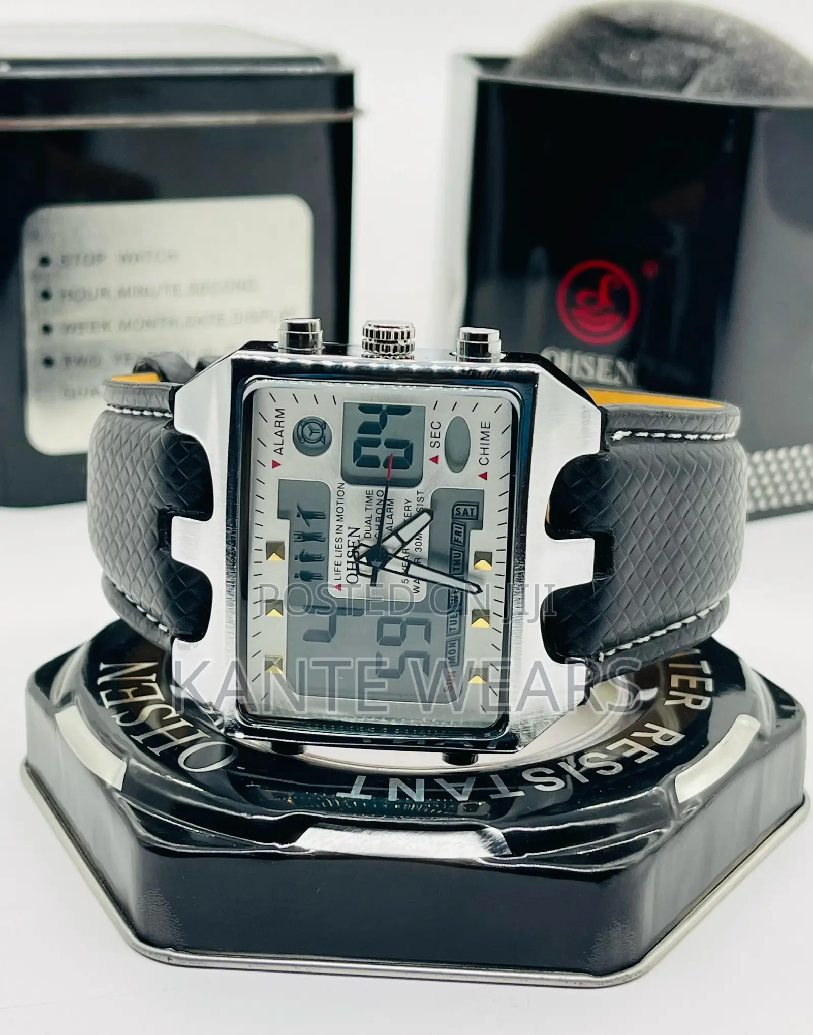 Ohsen Ad0930 Leather Watch
