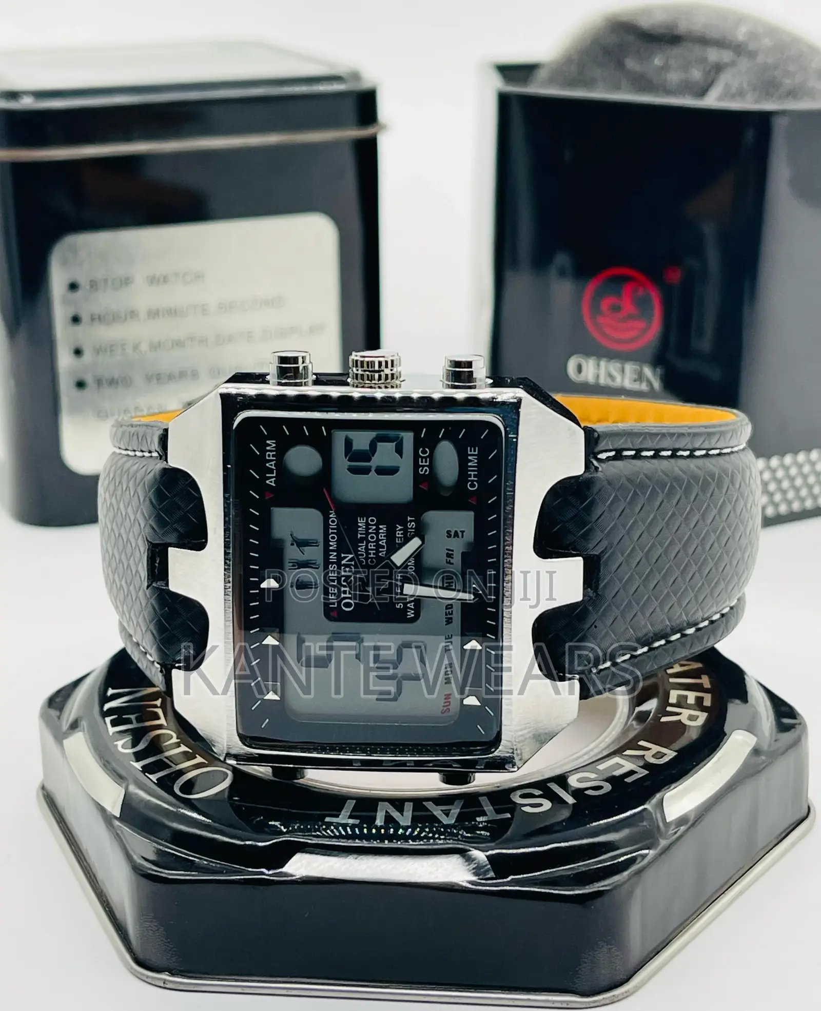 Ohsen Ad0930 Leather Watch