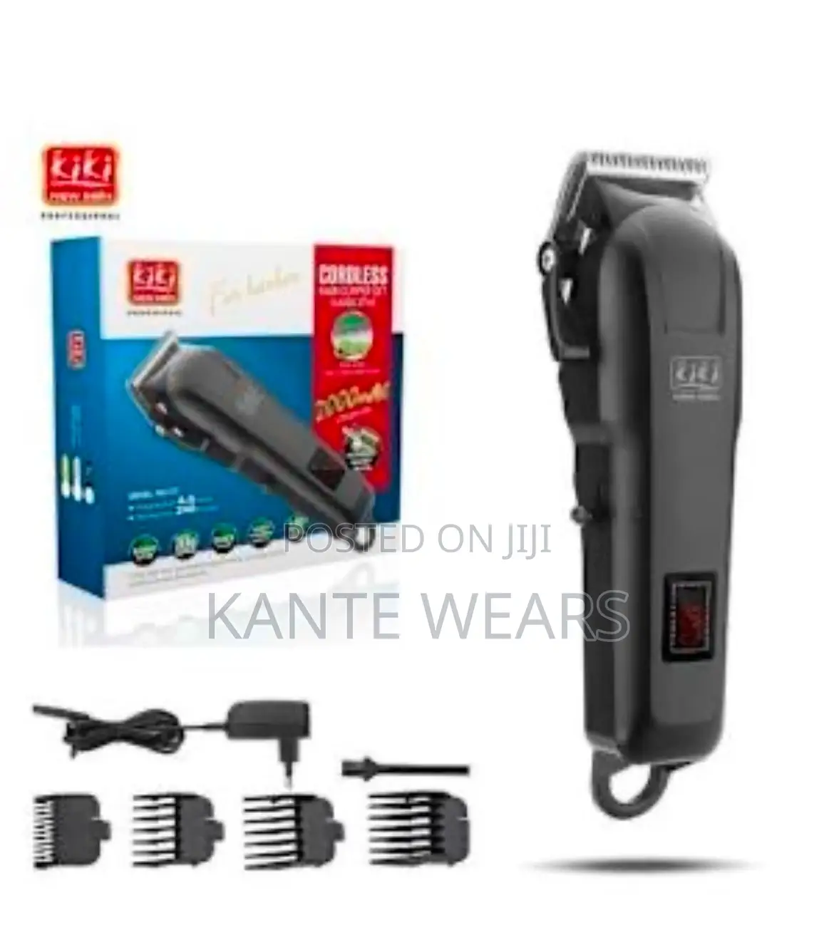 Kiki Rechargeable Digital Hair Clipper With Led Display