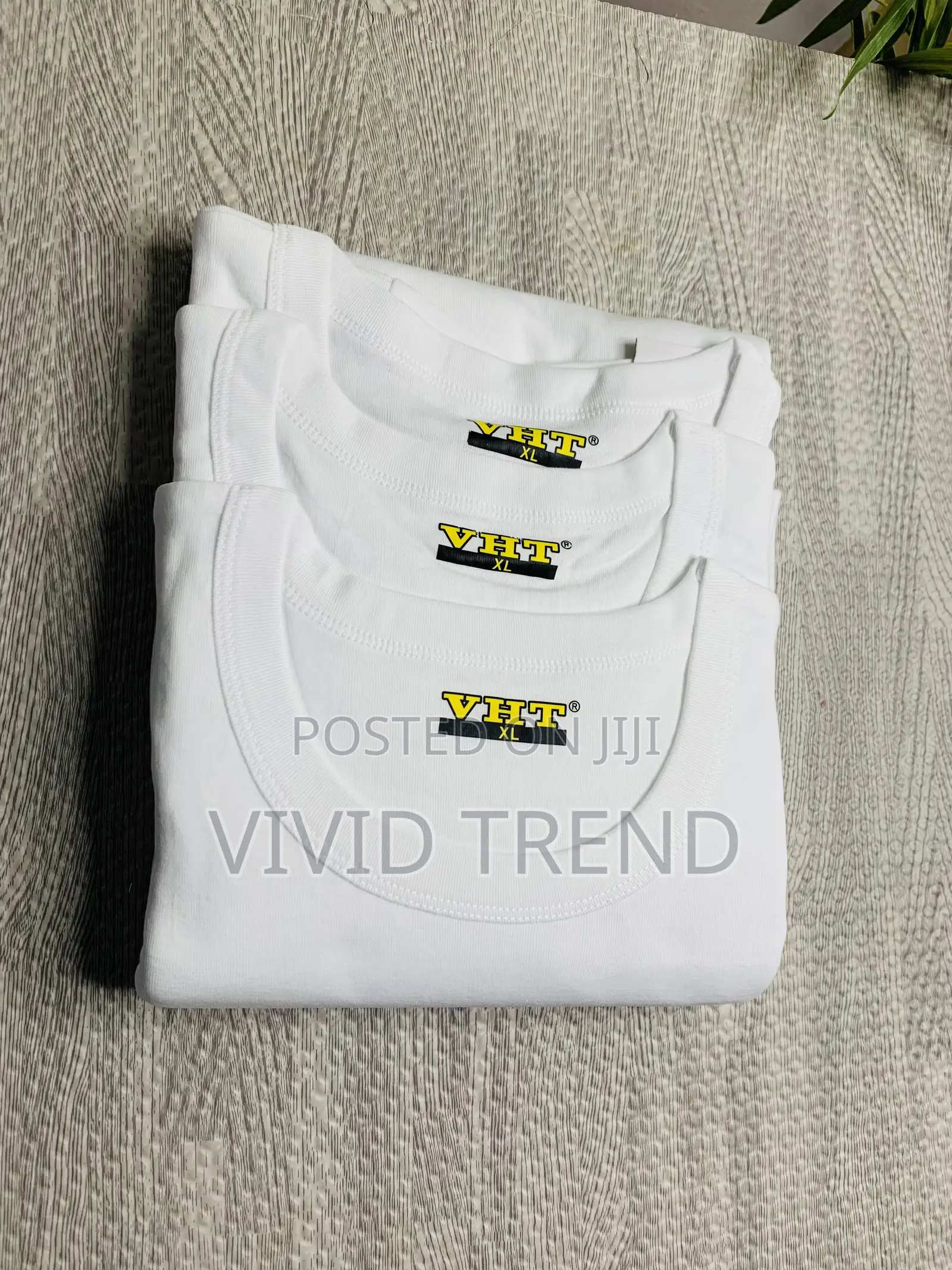 3in1 Round Neck White Polo