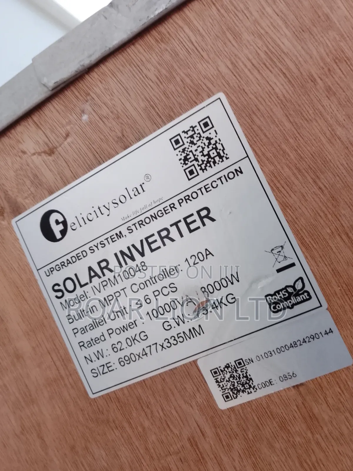 Felicity Inverter 10kva Ivem Transformer Hybrid