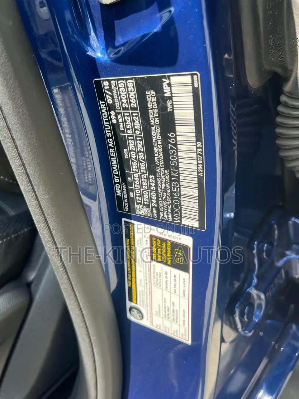 Mercedes-Benz GLC-Class 2019 Blue