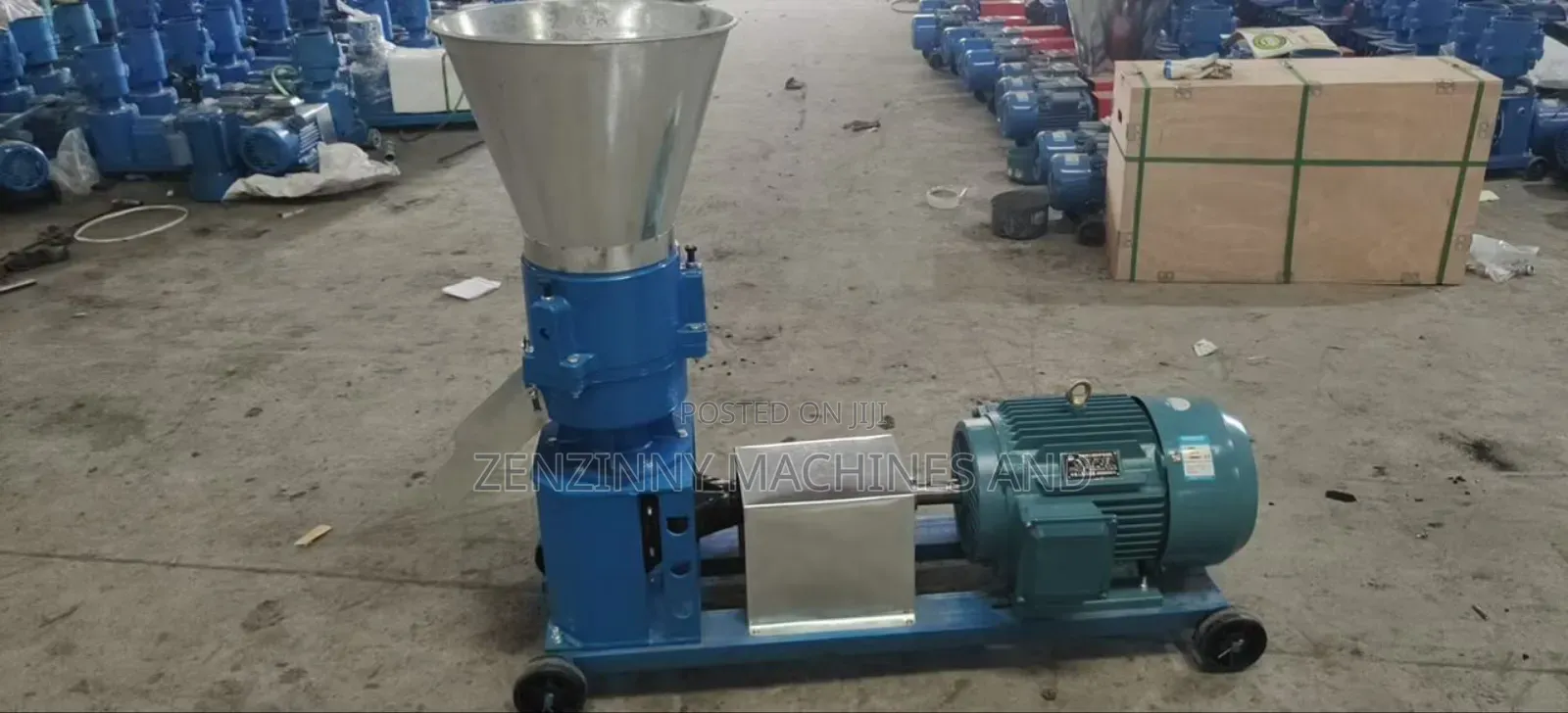 3 Roller 300kg Pelletizer Machine 10hp