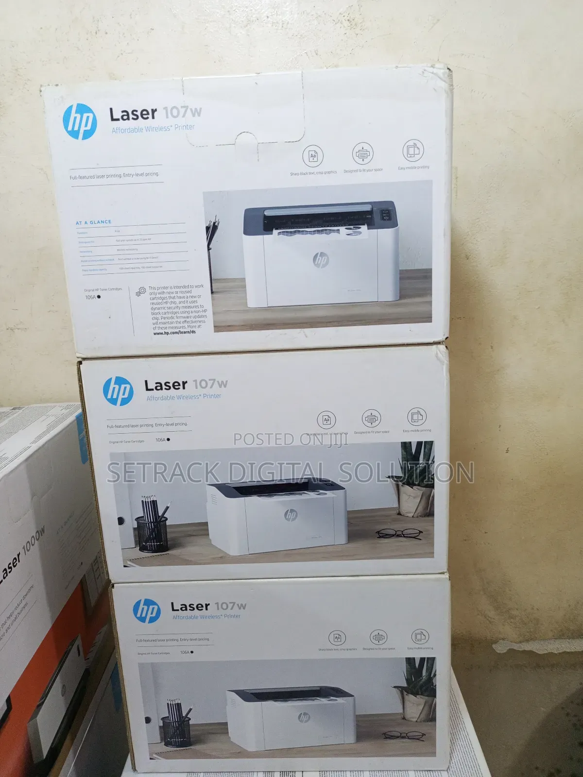Hp Laserjet 107w Printer,Black White Monochrome Printer