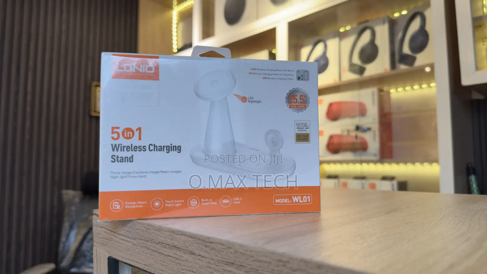 Ldnio Wl02 5-in-1 Desktop Wireless Charging Station