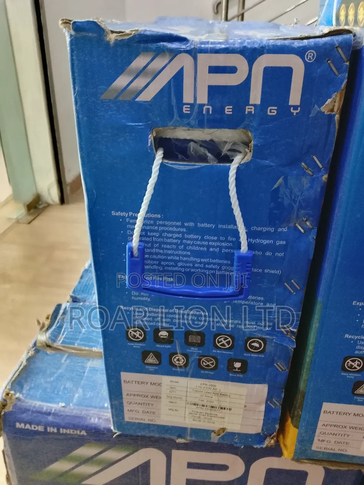 Apn 230ah Tubular Battery