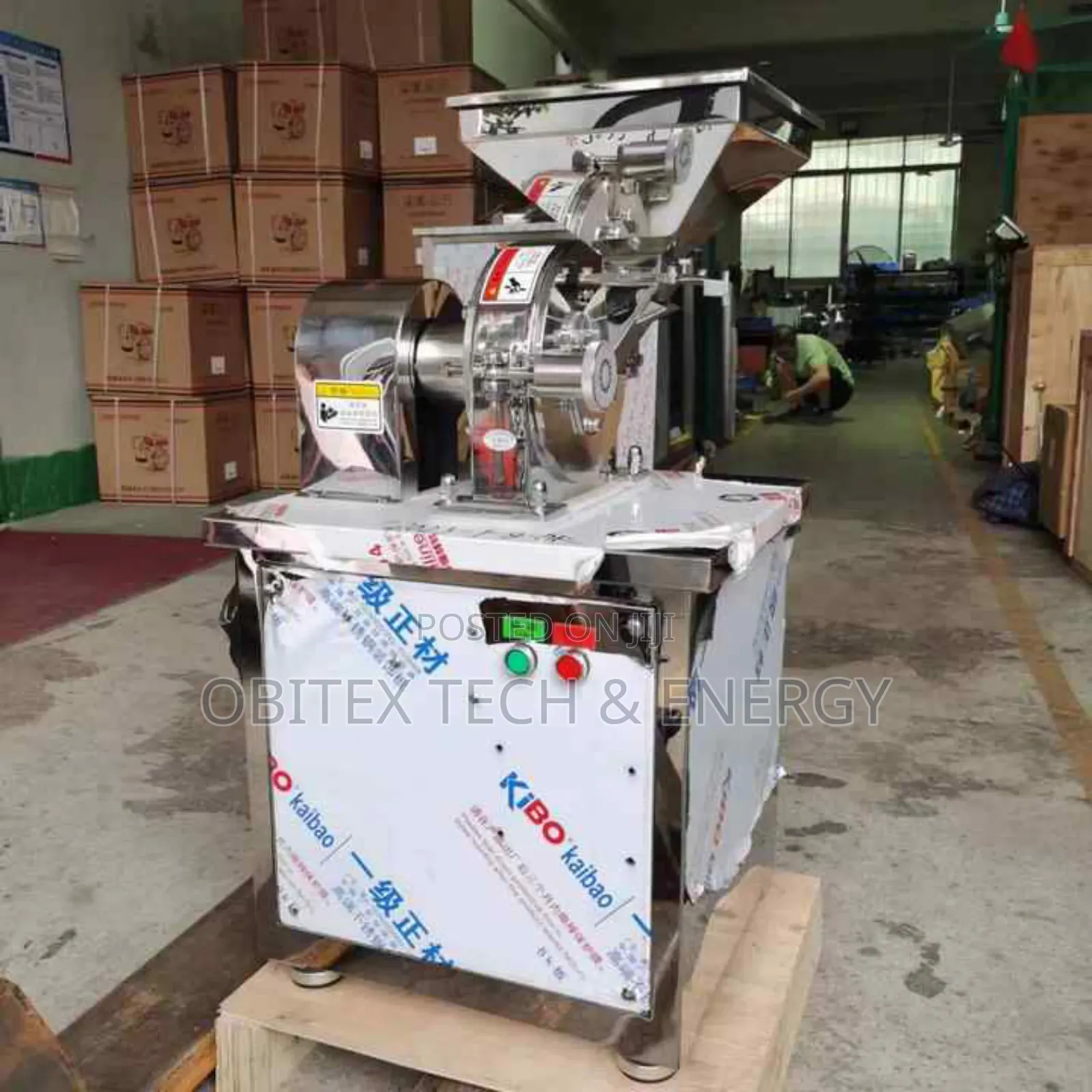 Stainless Steel Hammer Mill Pulverizer –4kw-7.5kw | 120kg | 30-60kg/Hr