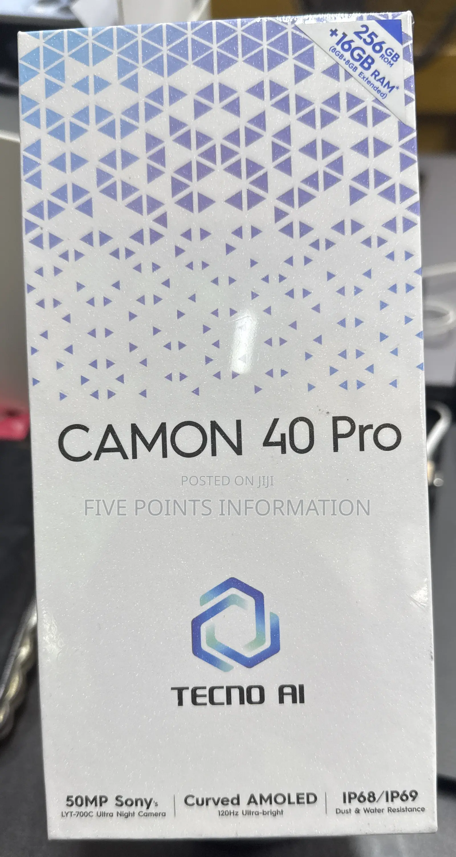 New Tecno Camon 40 Pro 256 GB White