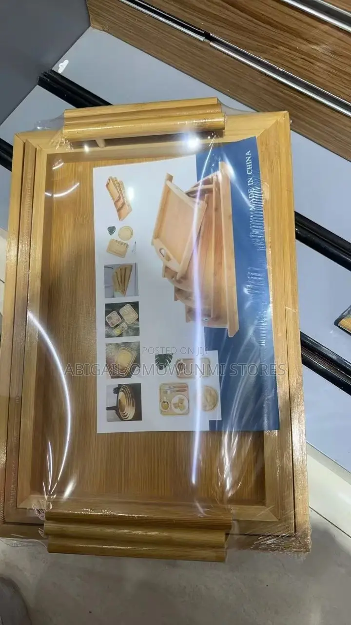 3 in 1 Bamboo Tray Set
