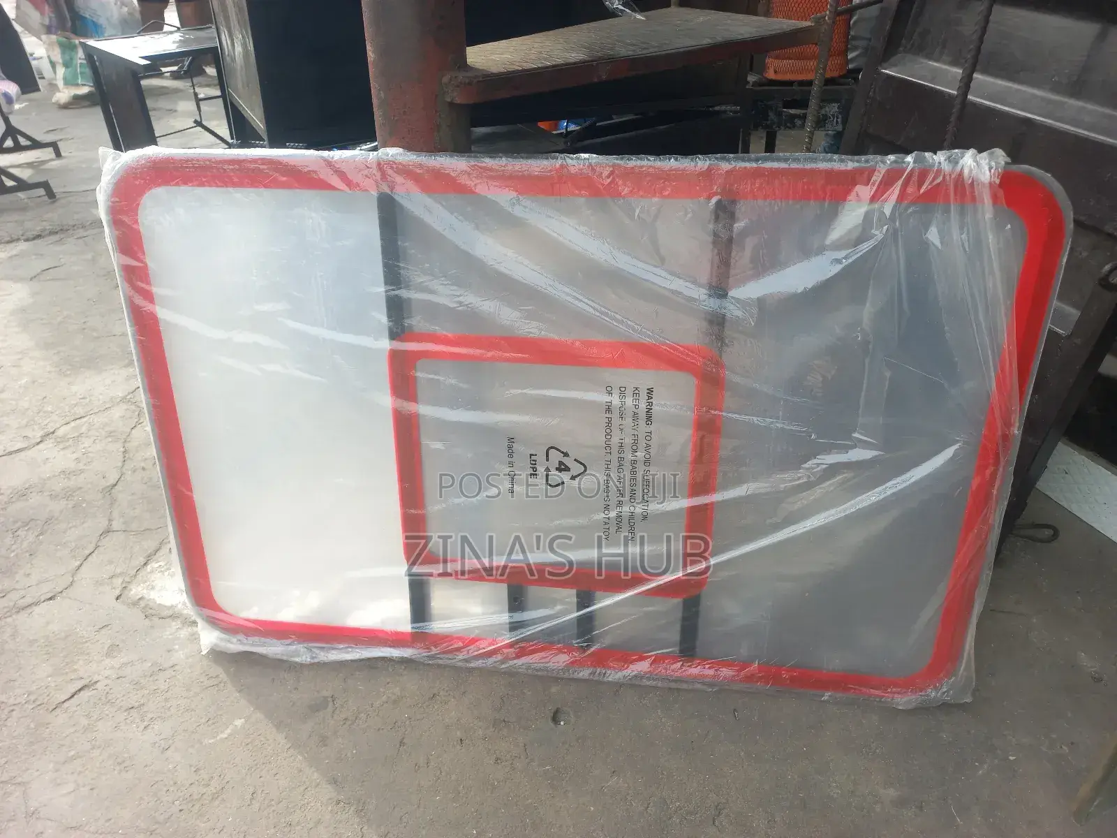 Fibre Baskets Backboard With Rim and Net
