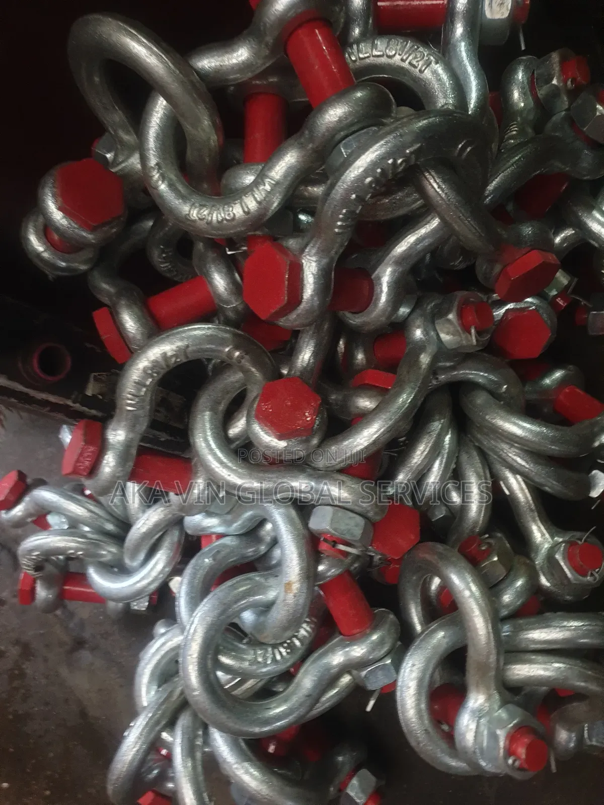 1 Inch Bow Shackle, D-Ring Shackle Heavy Duty 8.5 Tons WLL