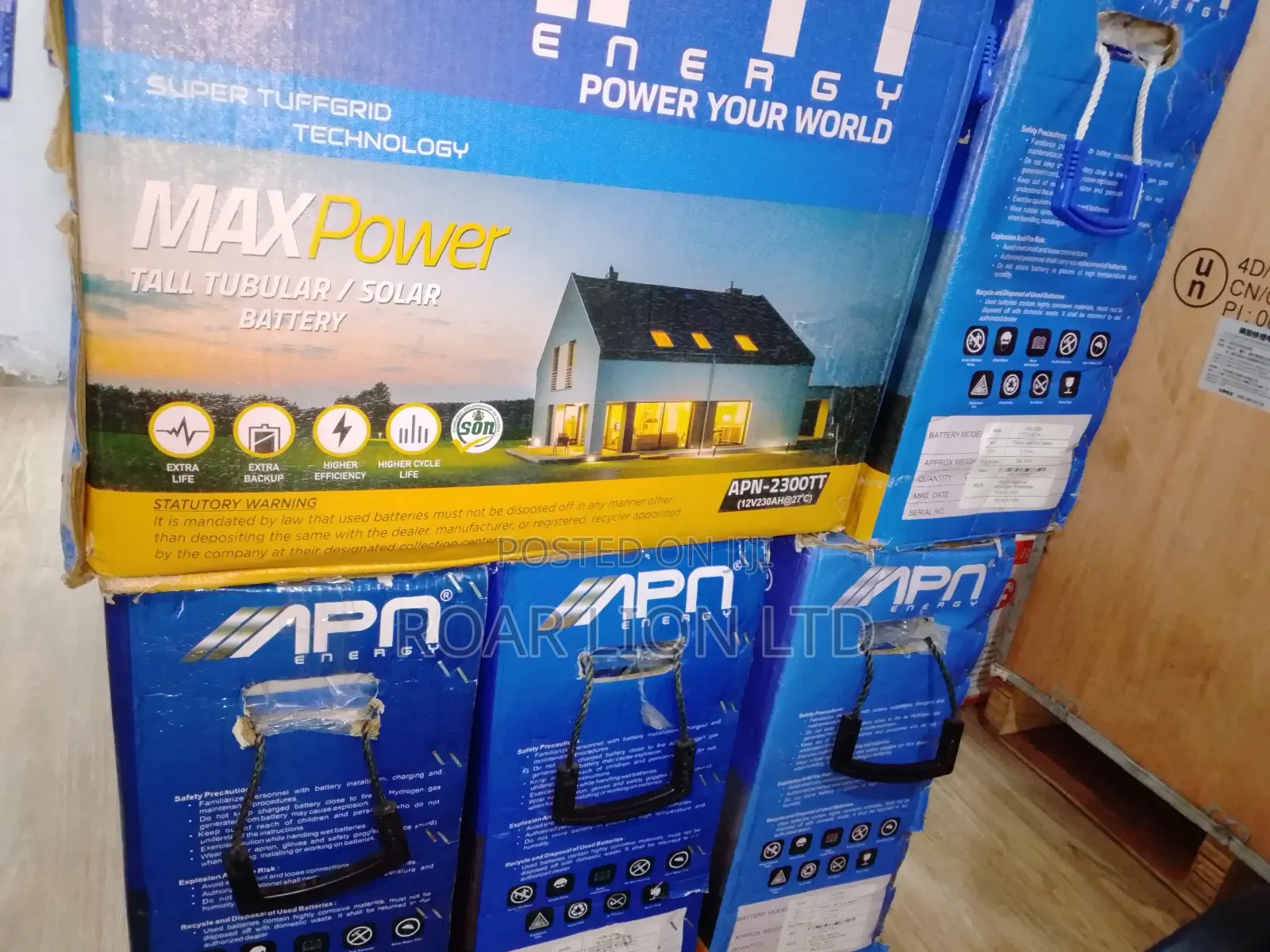 Apn 230ah Tubular Battery