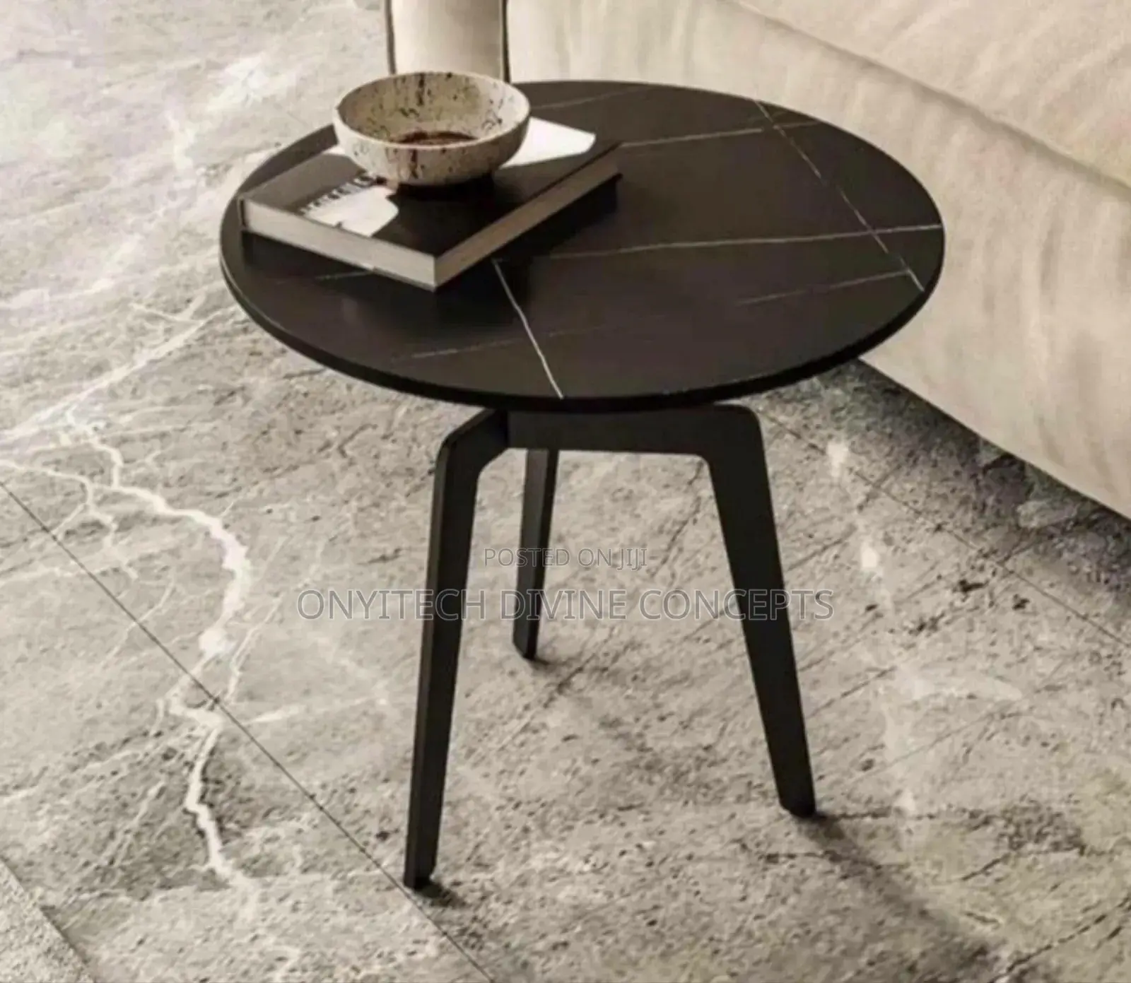 Luxury Marble Top Rugged Side Table