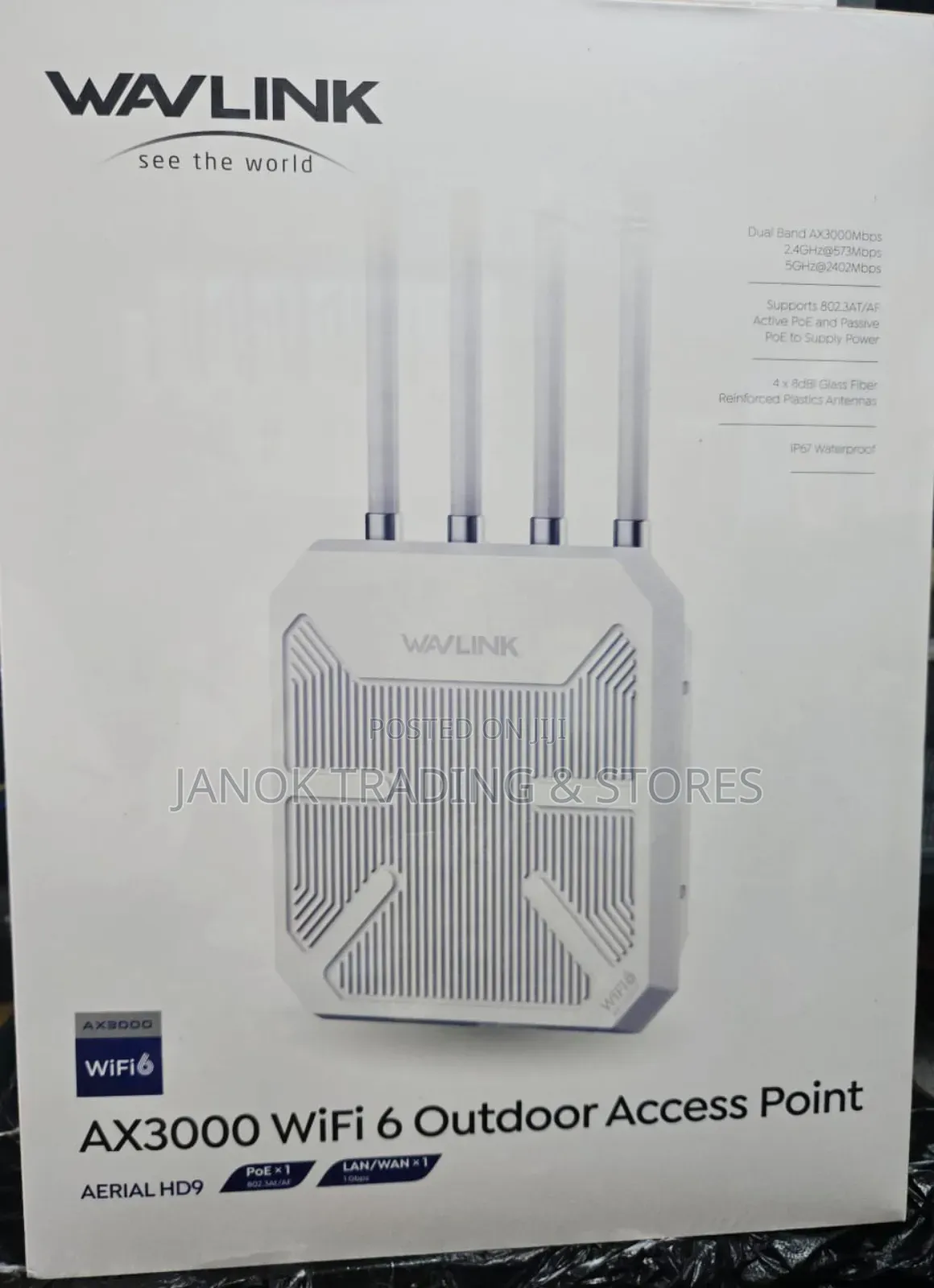 Wavlink Ax3000 Wifi 6 Outdoor Access Point