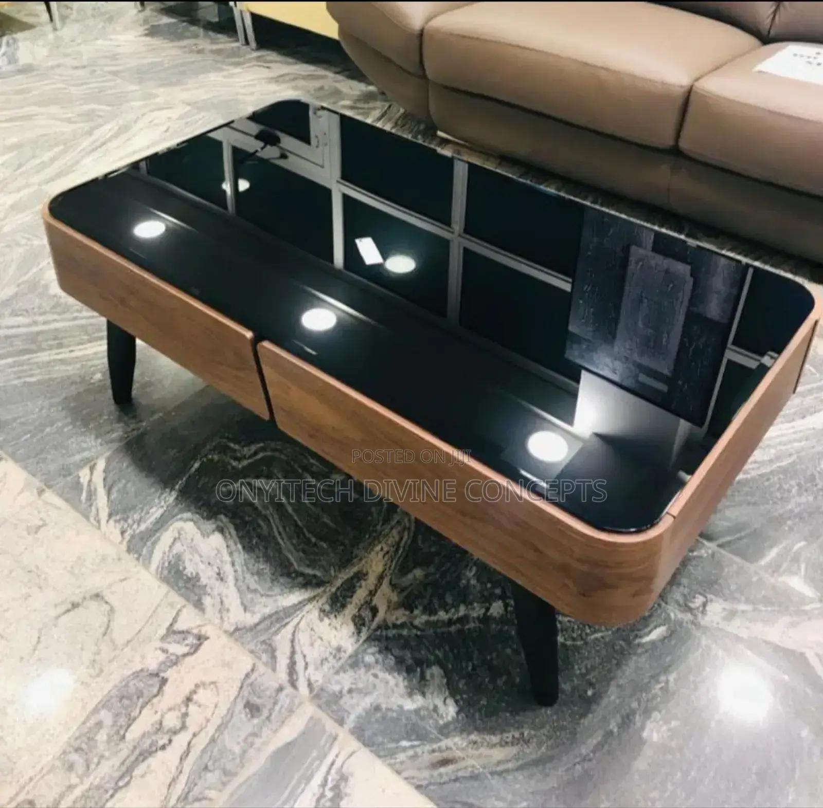 Luxury Glass Top Turkish Centre Table