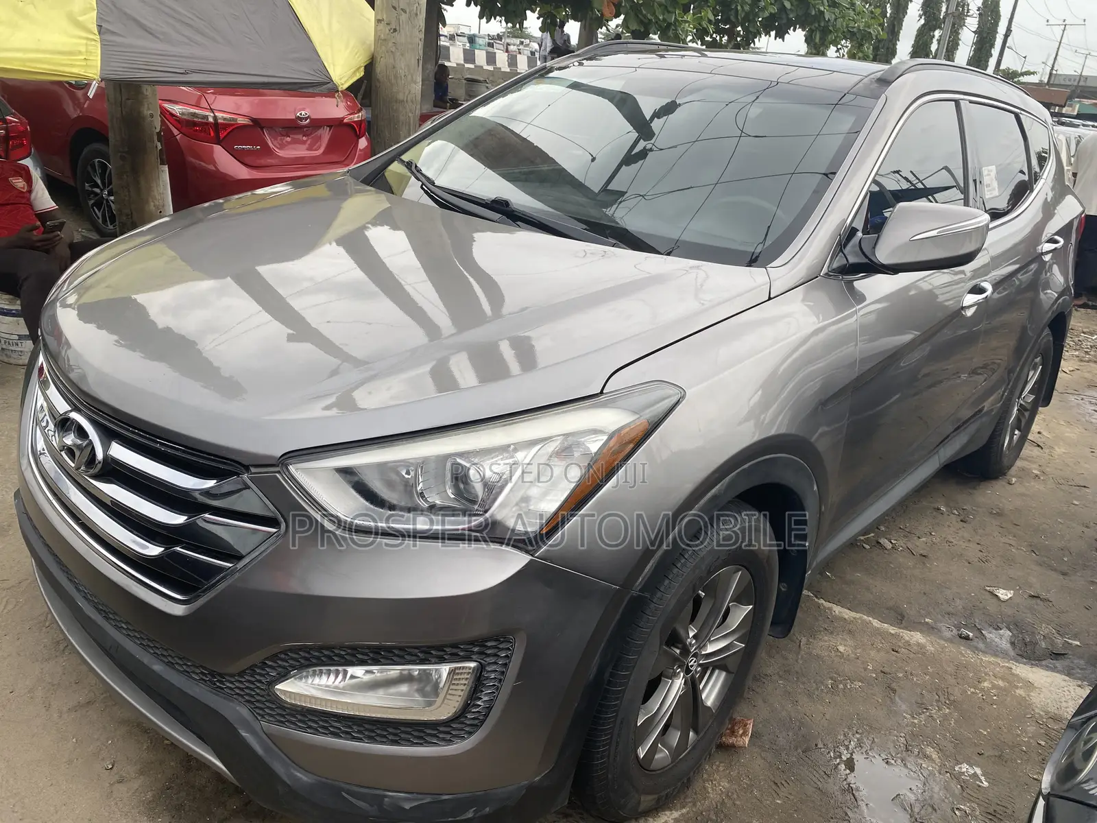 Hyundai Santa Fe GLS 4dr SUV (3.3L 6cyl 6A) 2014 Gray