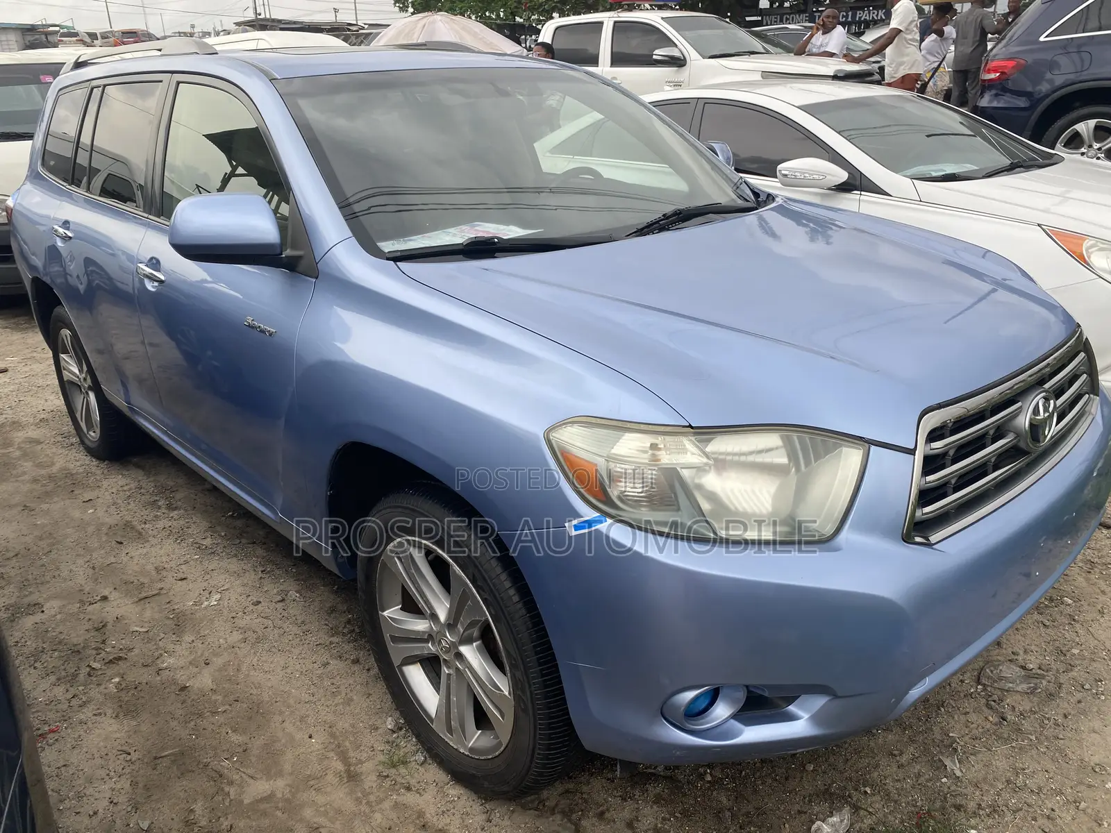 Toyota Highlander Sport 2008 Blue