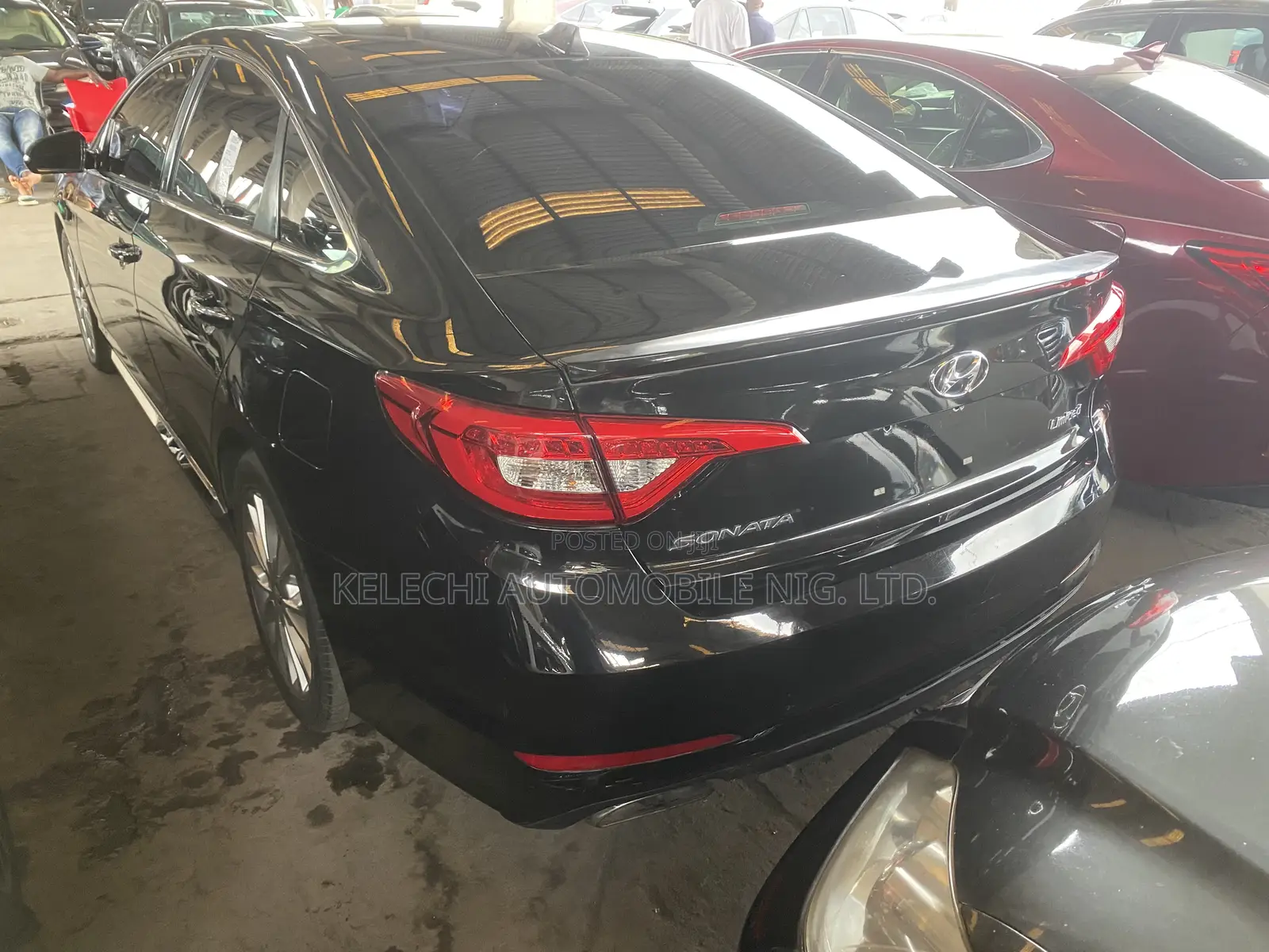 Hyundai Sonata Limited 2.0T 4dr Sedan (2.0L 4cyl Turbo 6A) 2015 Black