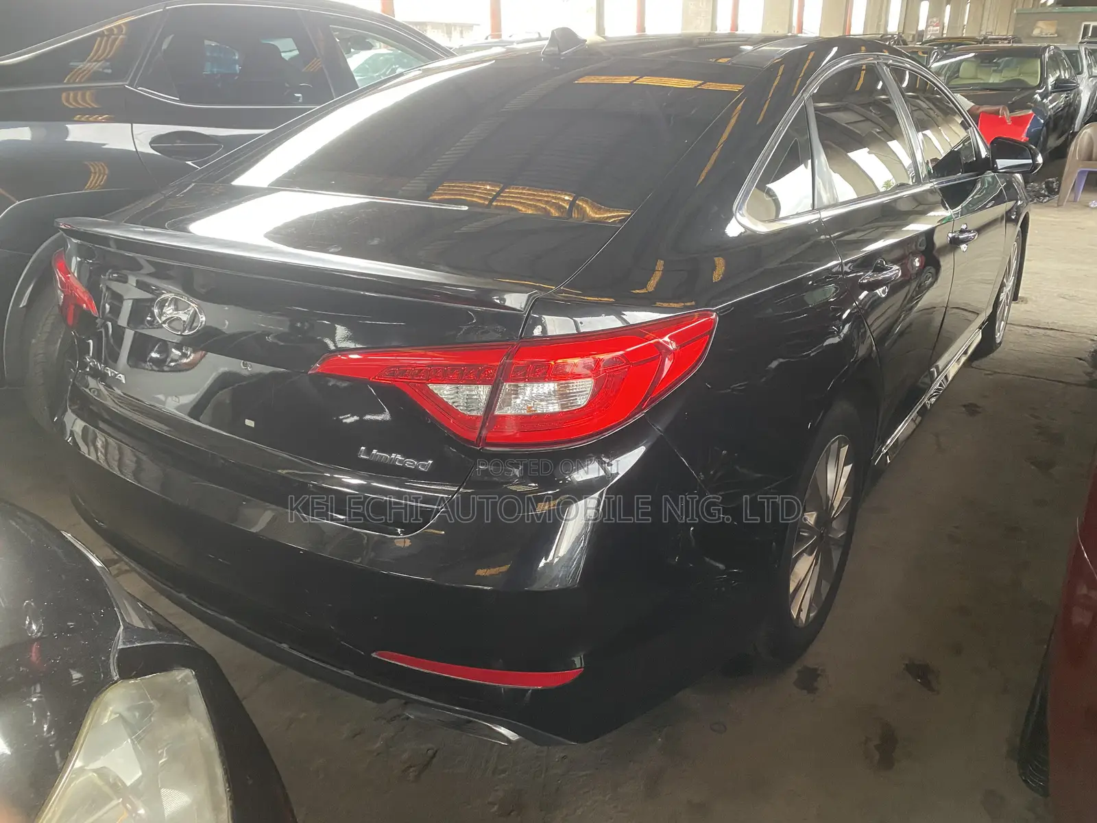 Hyundai Sonata Limited 2.0T 4dr Sedan (2.0L 4cyl Turbo 6A) 2015 Black
