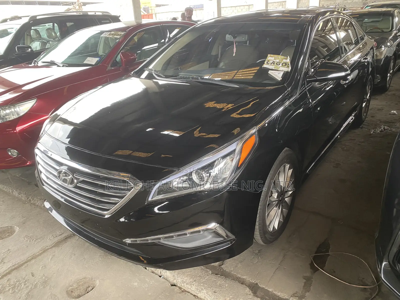 Hyundai Sonata Limited 2.0T 4dr Sedan (2.0L 4cyl Turbo 6A) 2015 Black