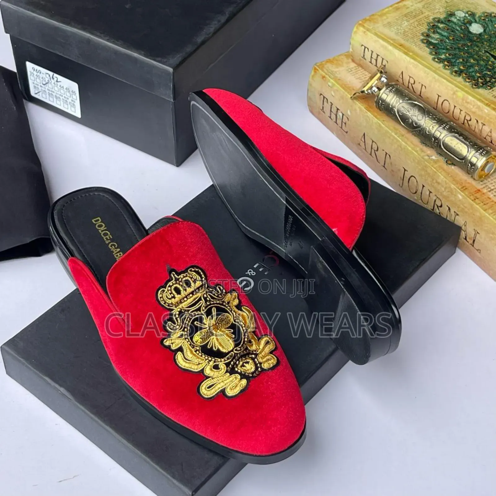 Italian Red Half Shoe Available in Sizes