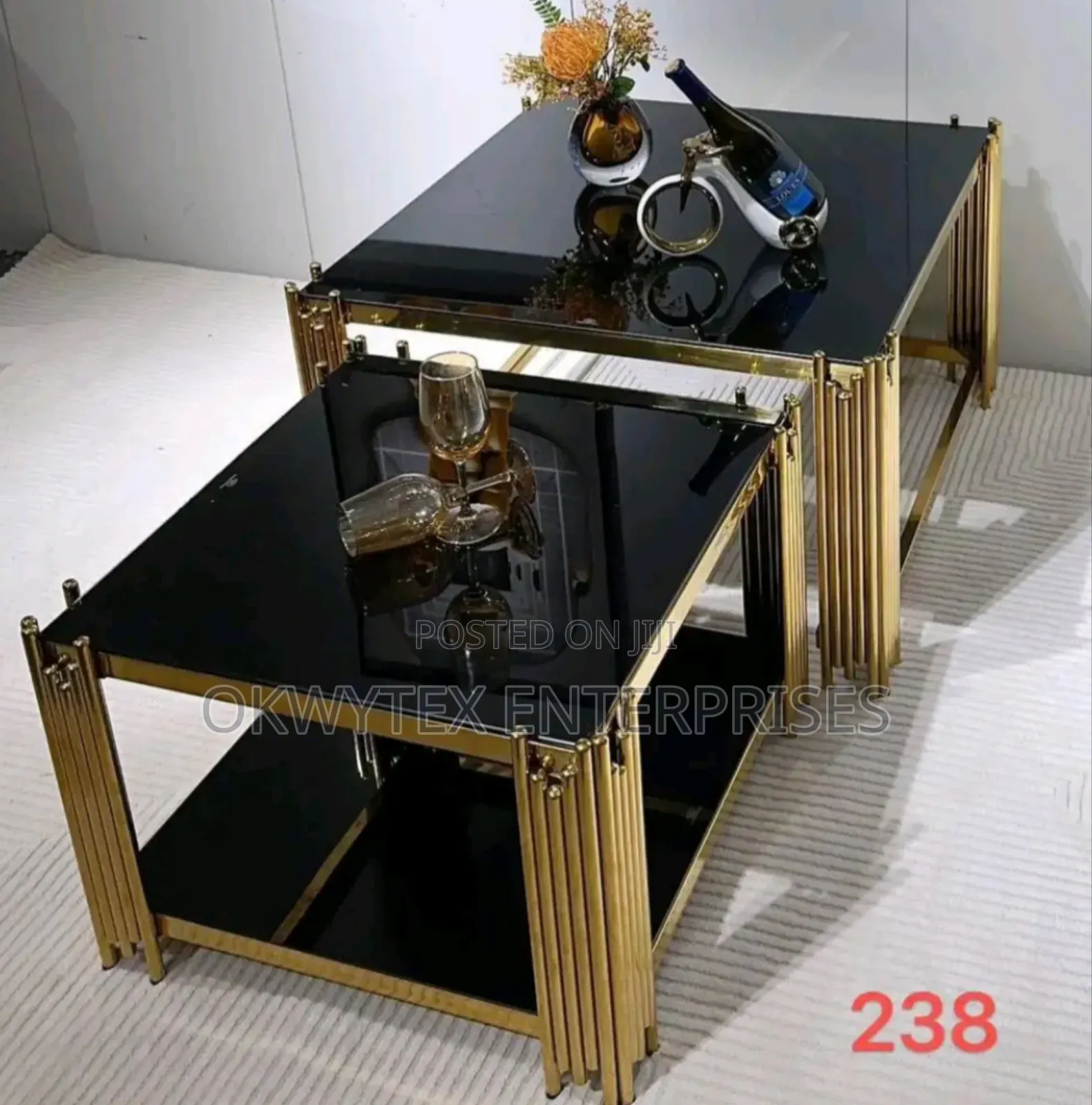 High Quality Italian 2in1 Center Table Set