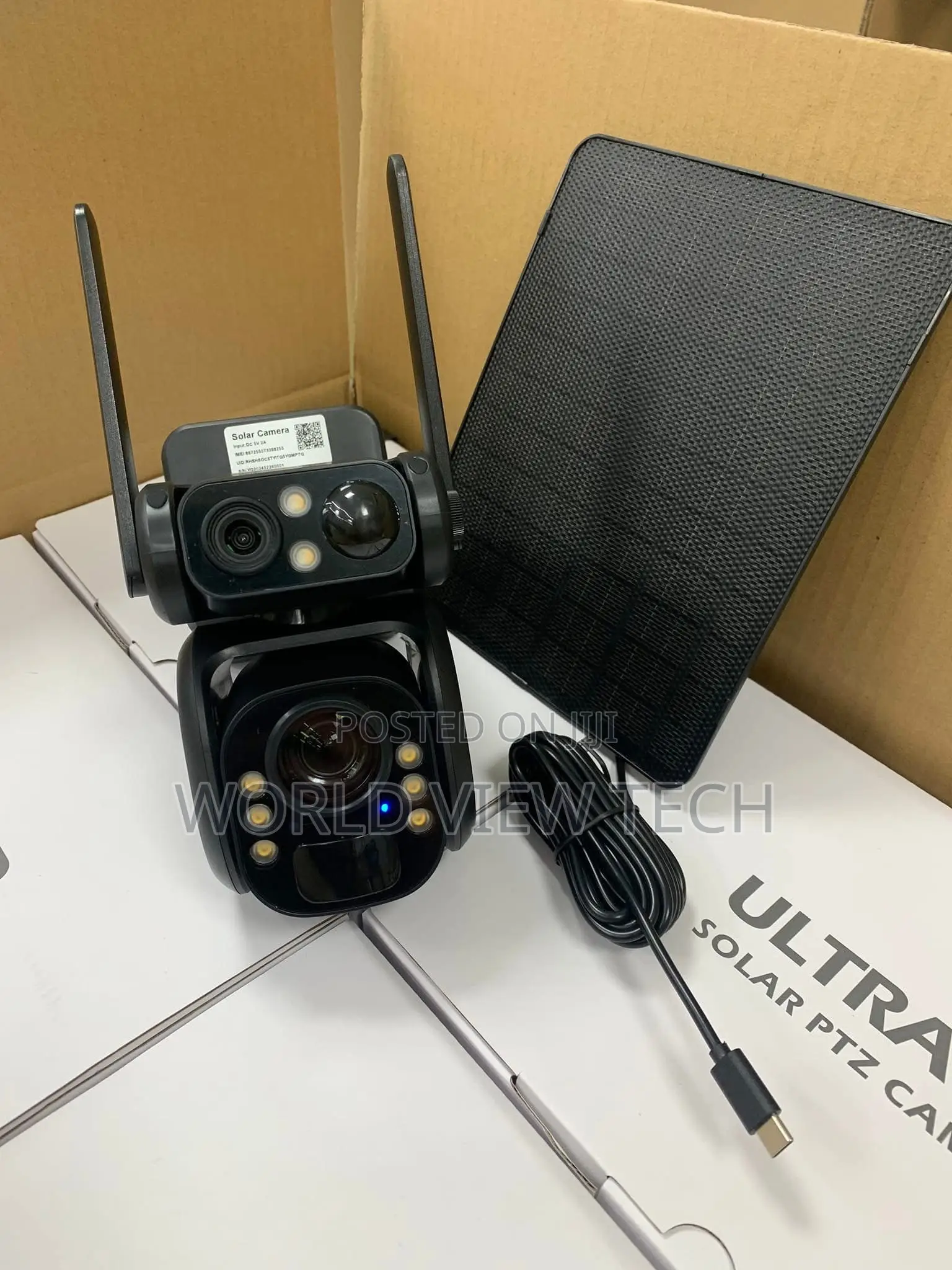 Dual Lens Solar 4g Camera